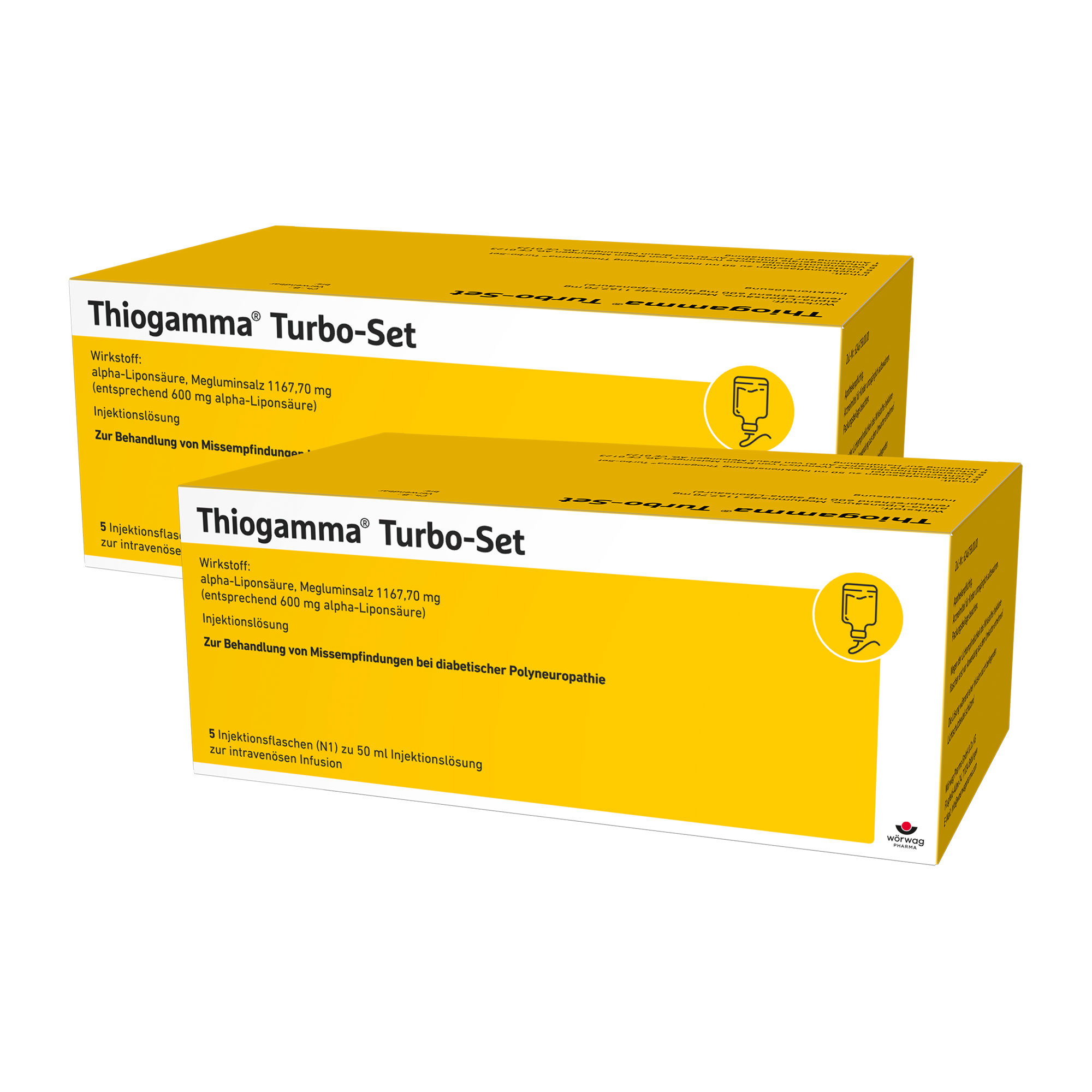 Thiogamma Turbo-Set Injektionsflaschen - None