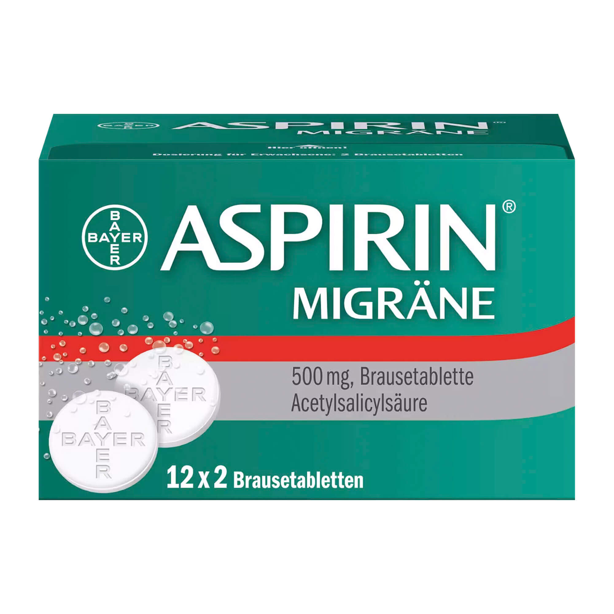 Aspirin Migräne Brausetabletten - None