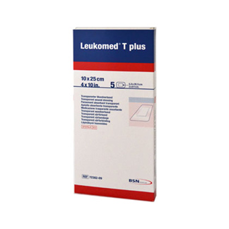 Leukomed transp. plus sterile Pflaster 10x25 cm