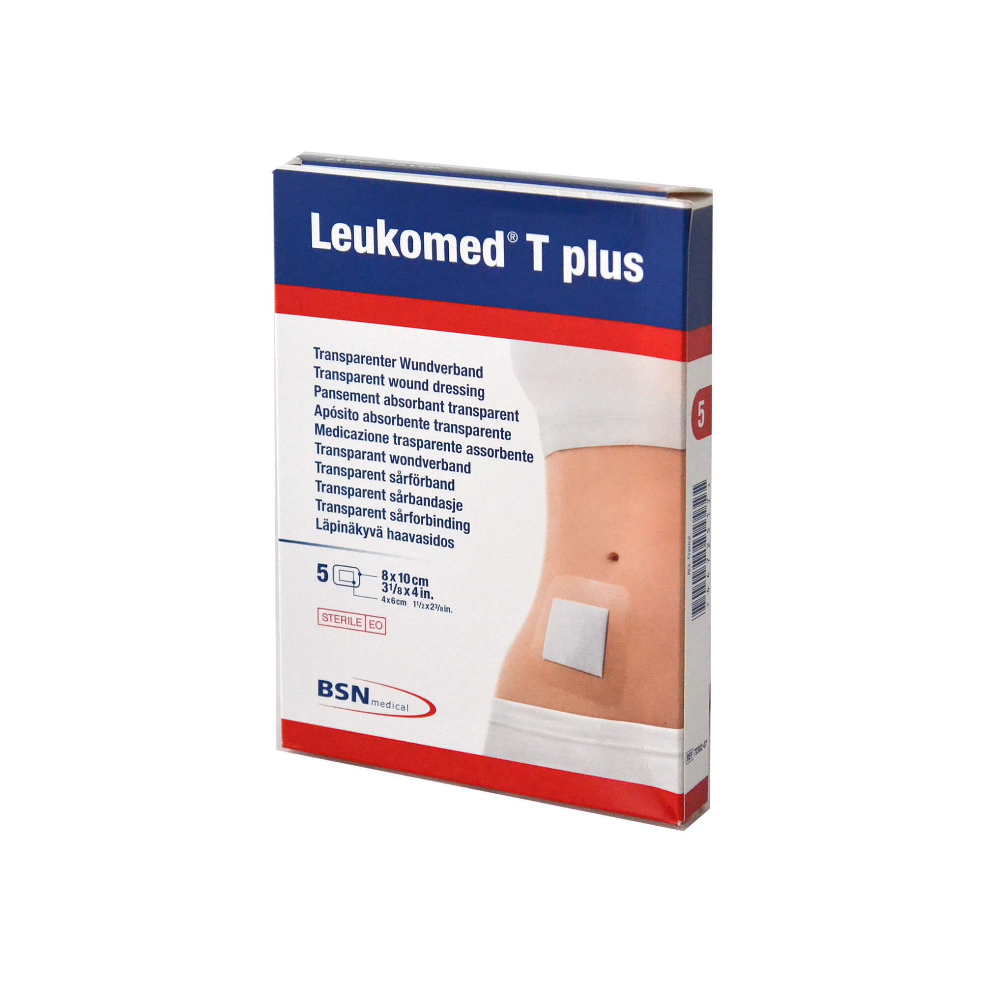 Leukomed trans. plus sterile Pflaster 8x10 cm