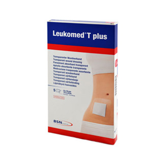 Leukomed transp. plus sterile Pflaster 8x15 cm