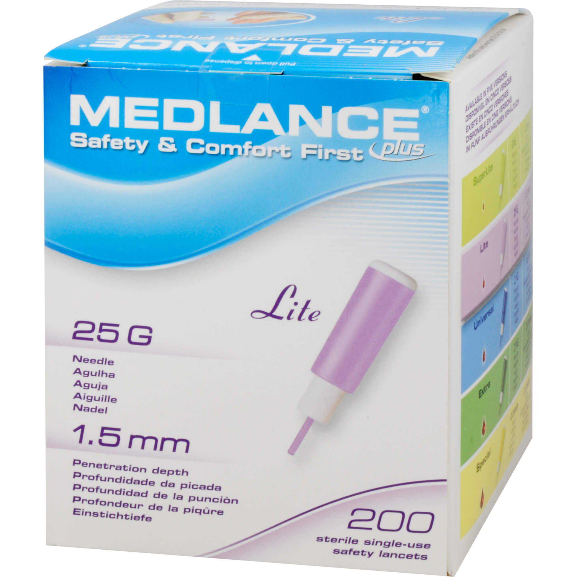 Medlance Plus Lite Sicherheitslanzetten 25 G