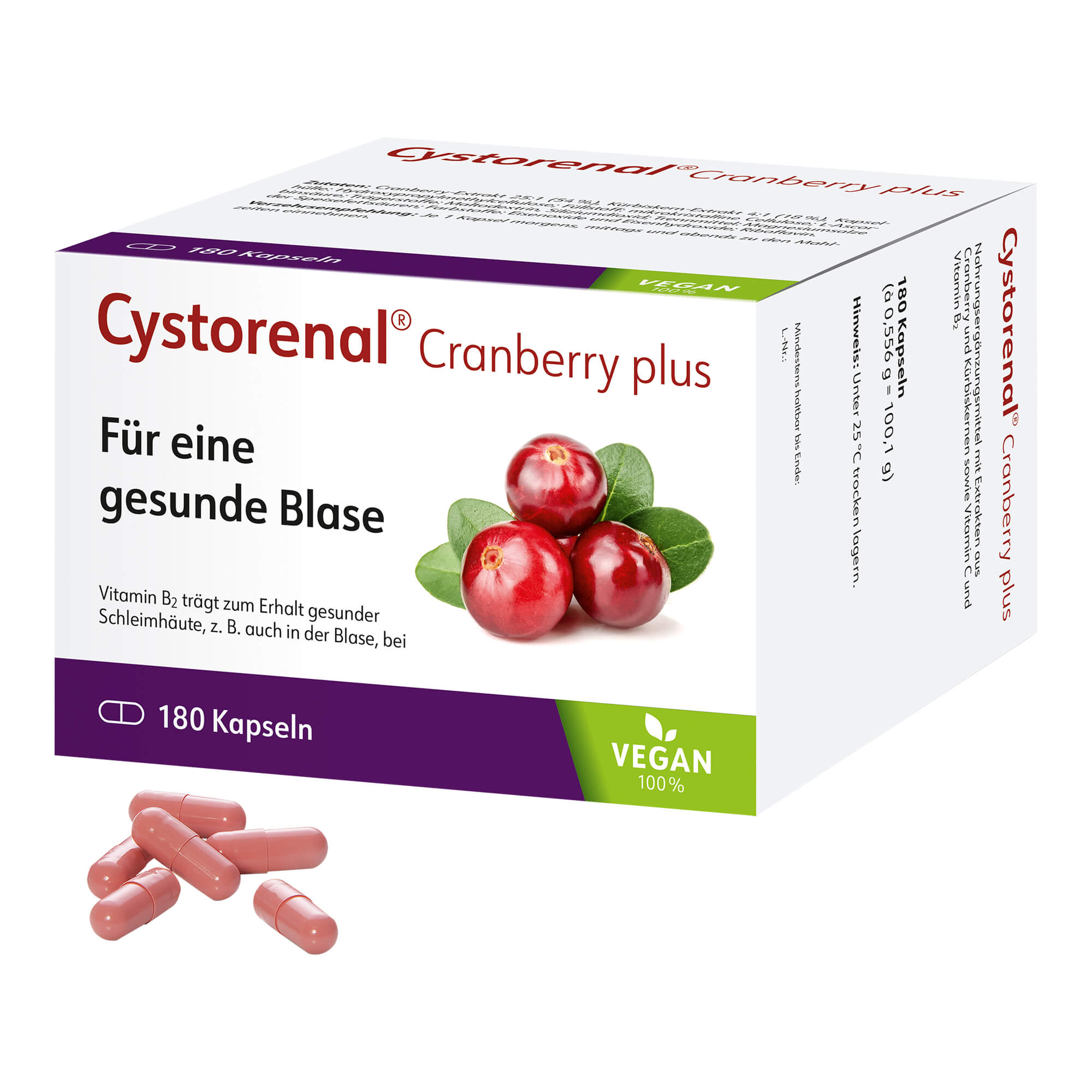 Cystorenal Cranberry plus Kapseln 180 St