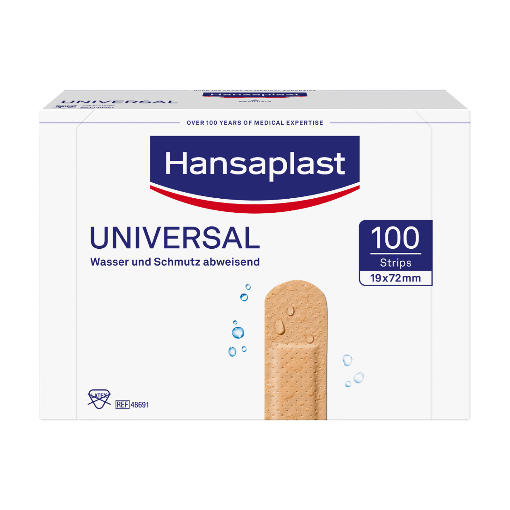 Hansaplast Universal Strips Waterresistent 19X72 Mm - None