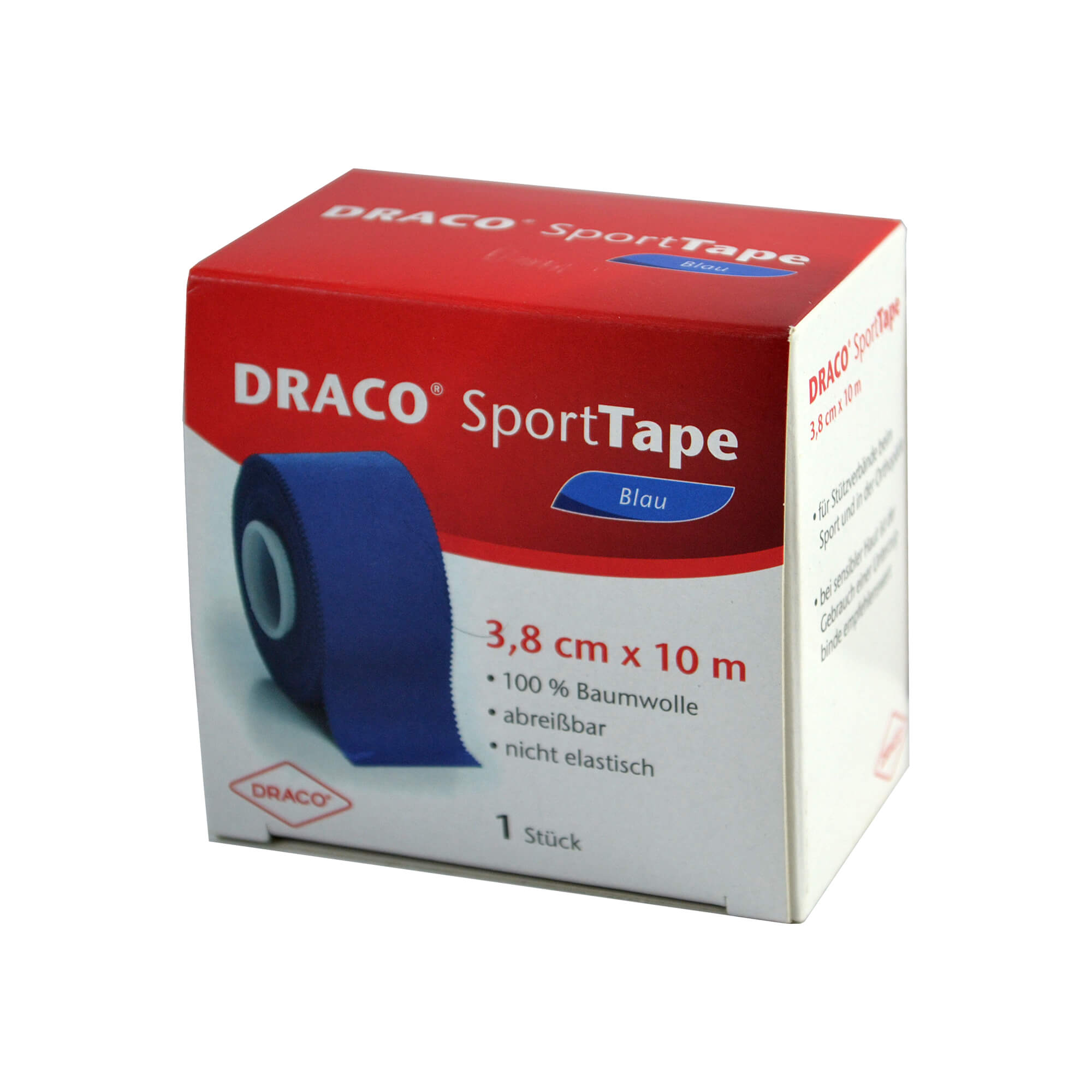 Dracotapeverband 3,8 Cmx10 M Blau - None