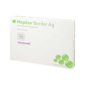 Mepilex Border Ag Verband 10x12,5cm