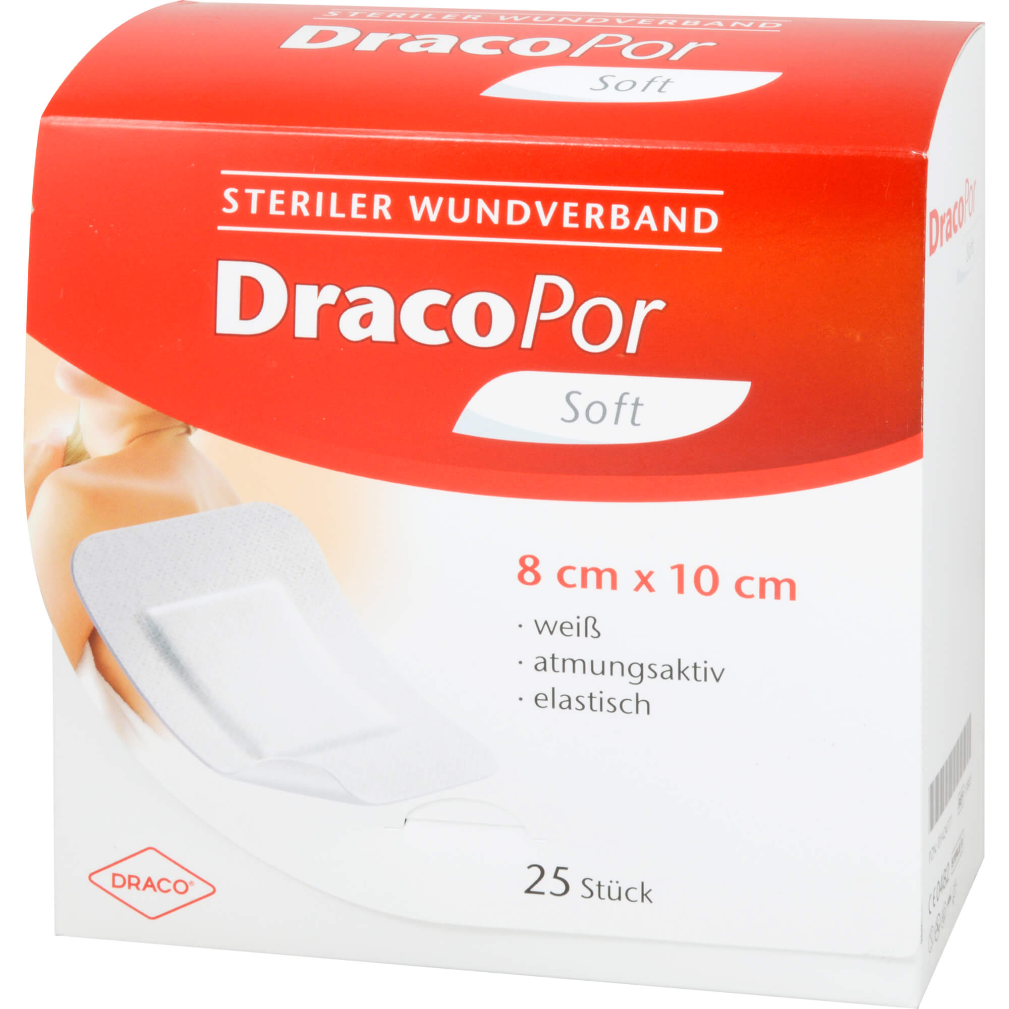 Dracopor Wundverband 8X10 Cm Steril - None