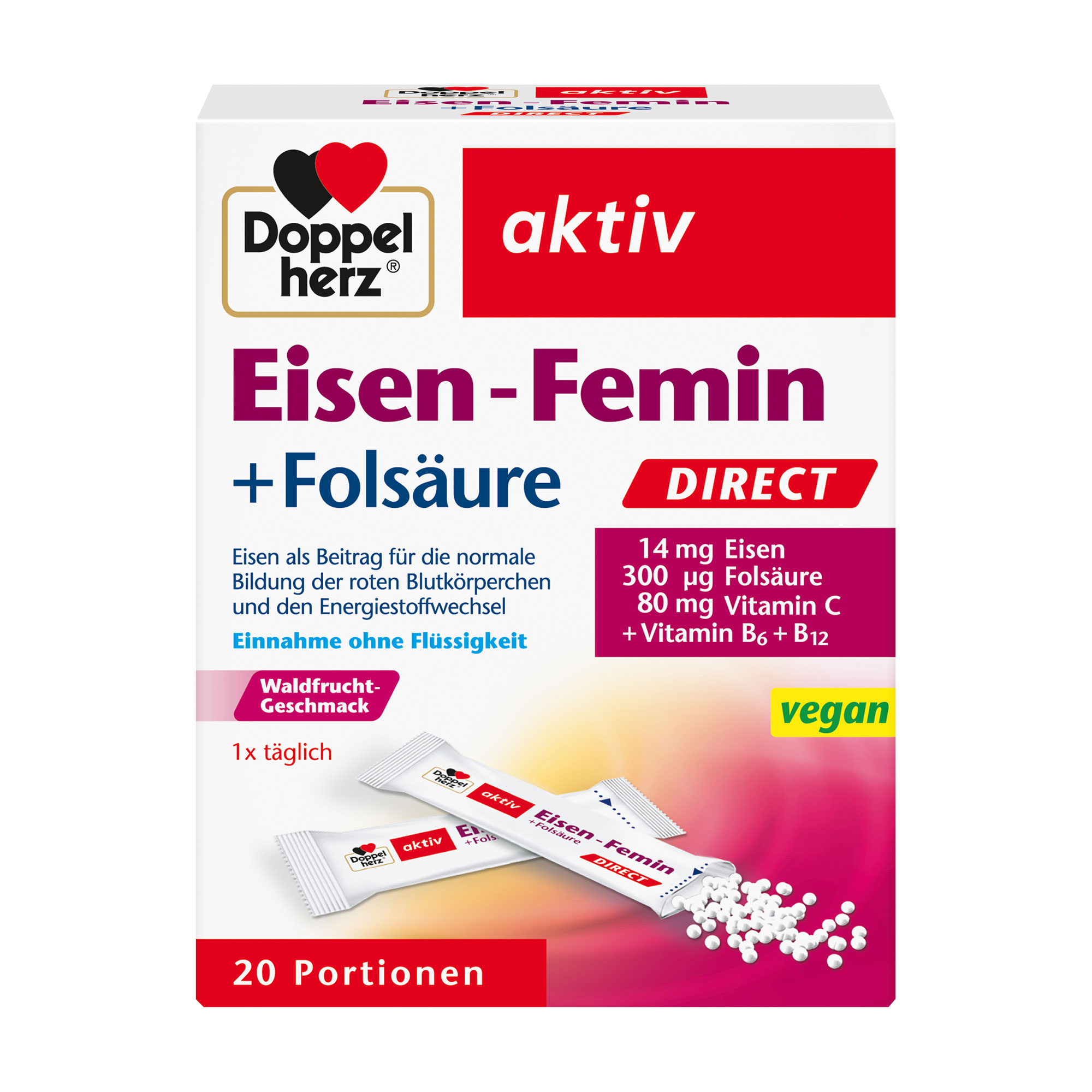 Doppelherz Eisen-Femin Direct Pellets - None