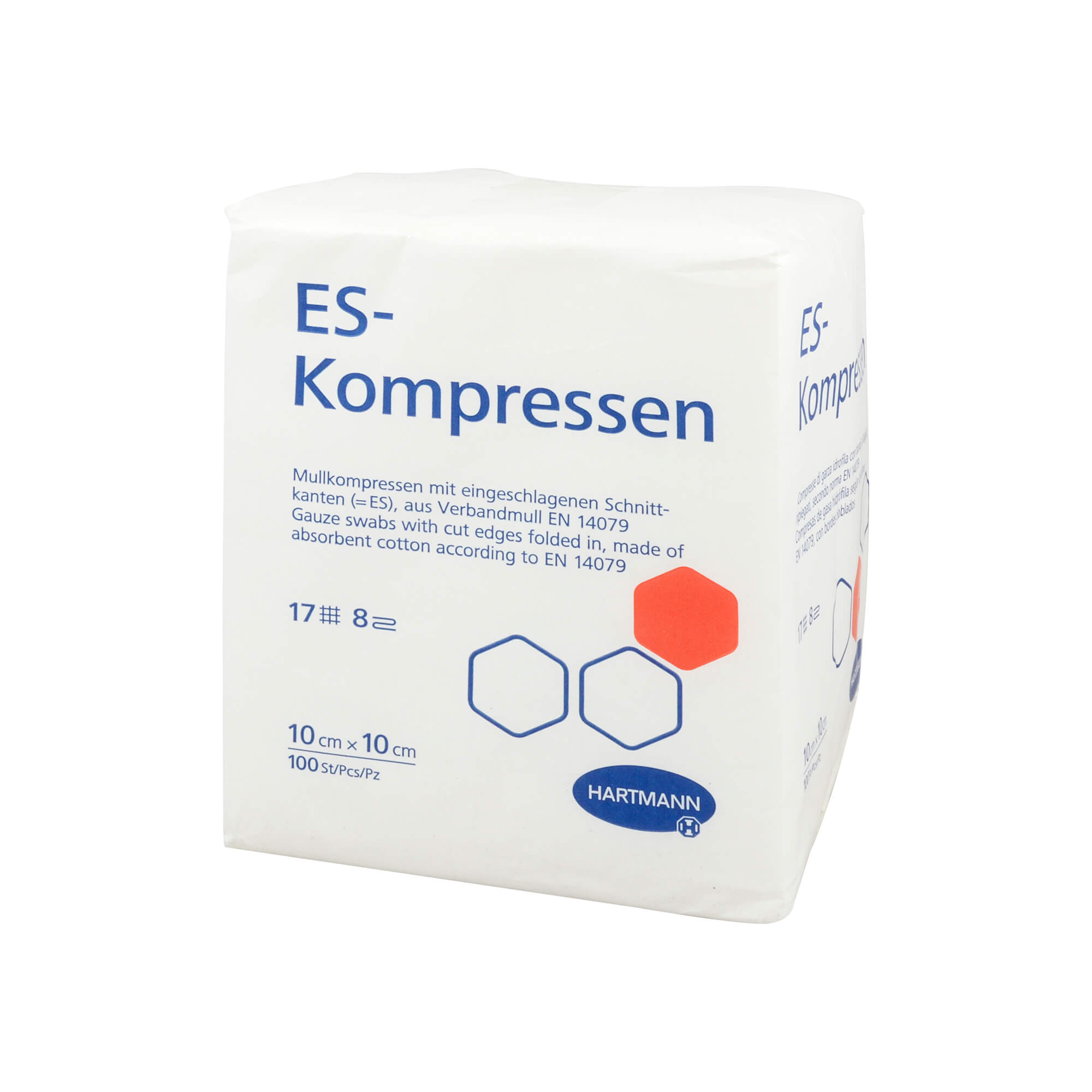 ES-Kompressen unsteril 10x10 cm 8fach