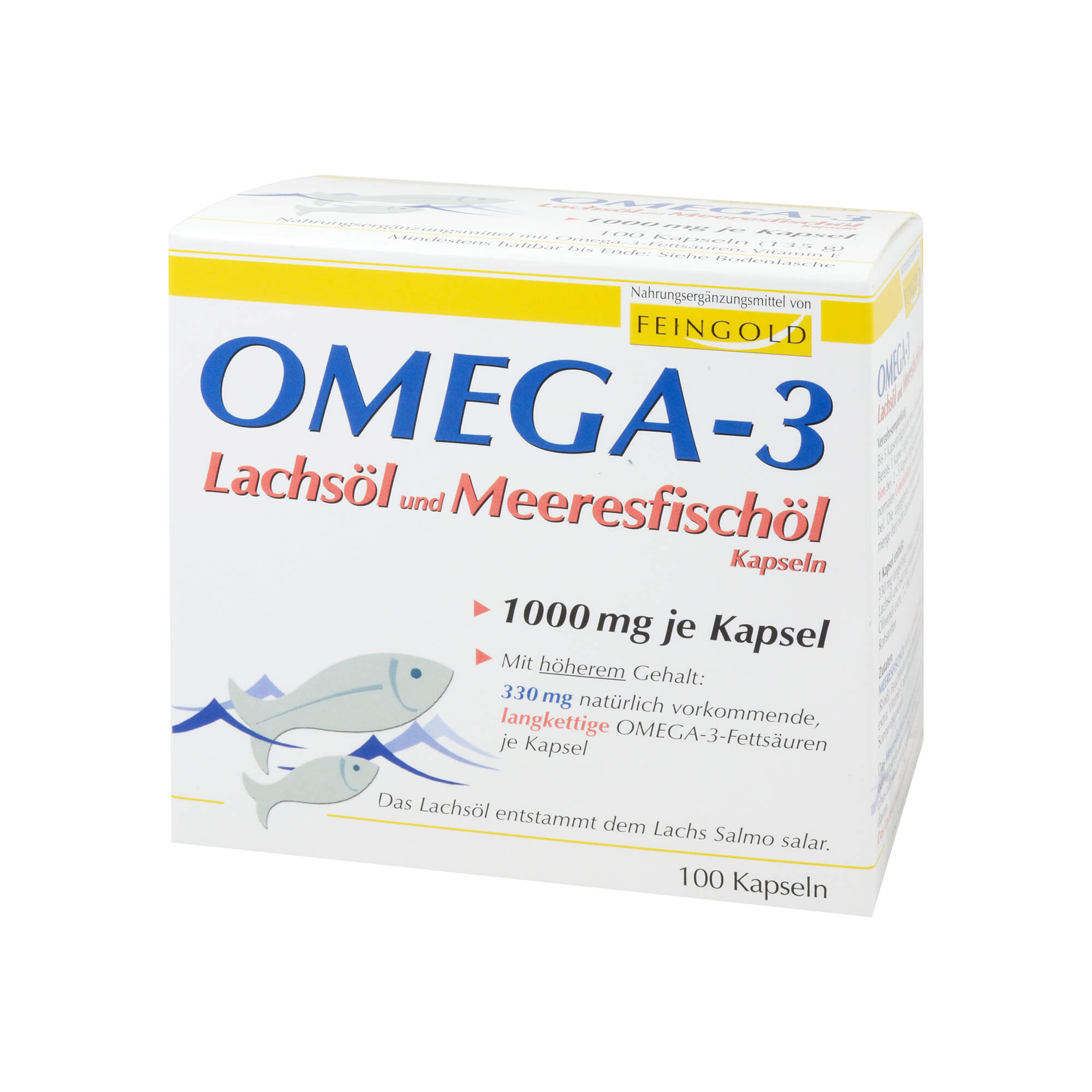 Omega 3 Lachsöl- Und Meeresfischöl-Kapseln - None