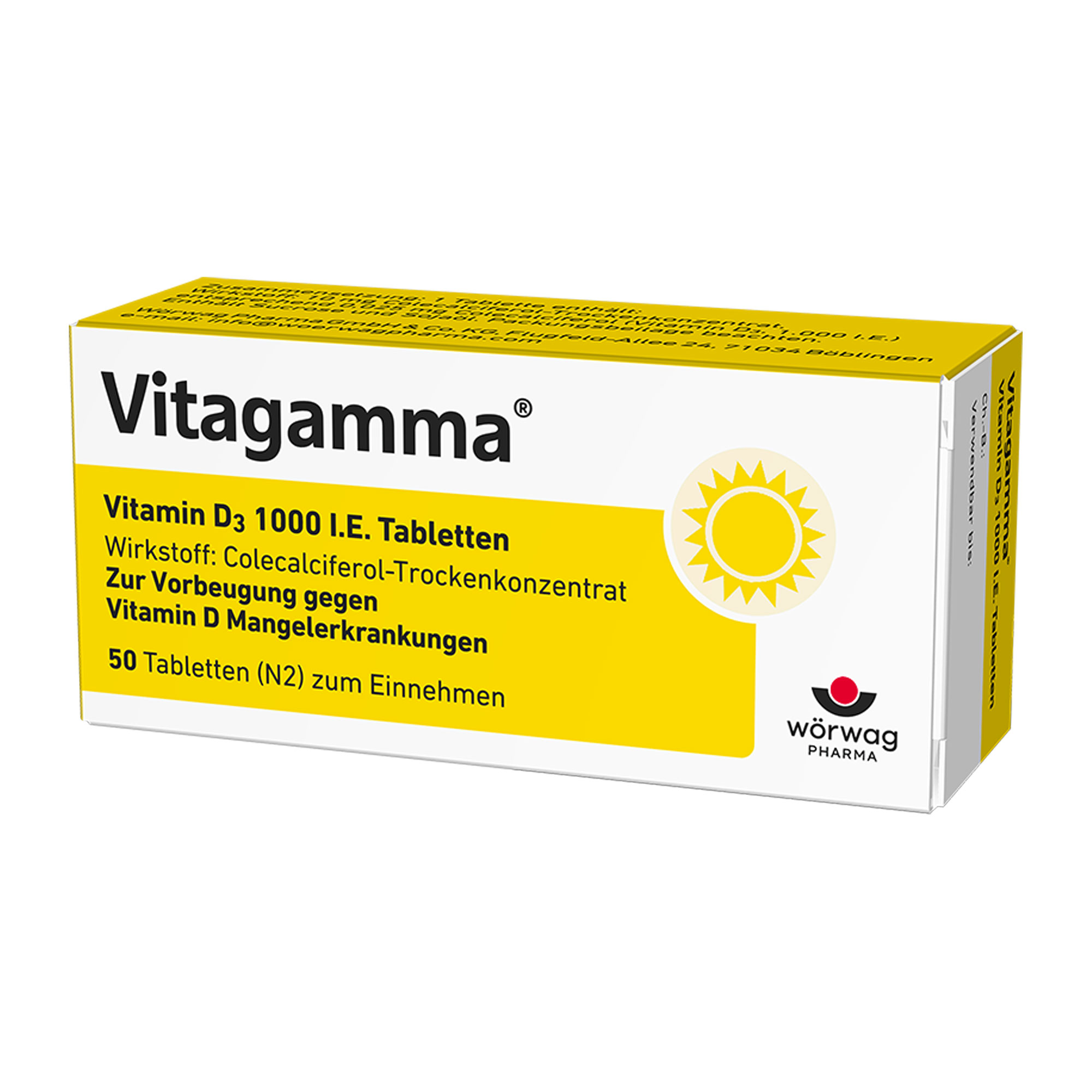 Vitagamma Vitamin D3 1.000 I.E. Tabletten - None