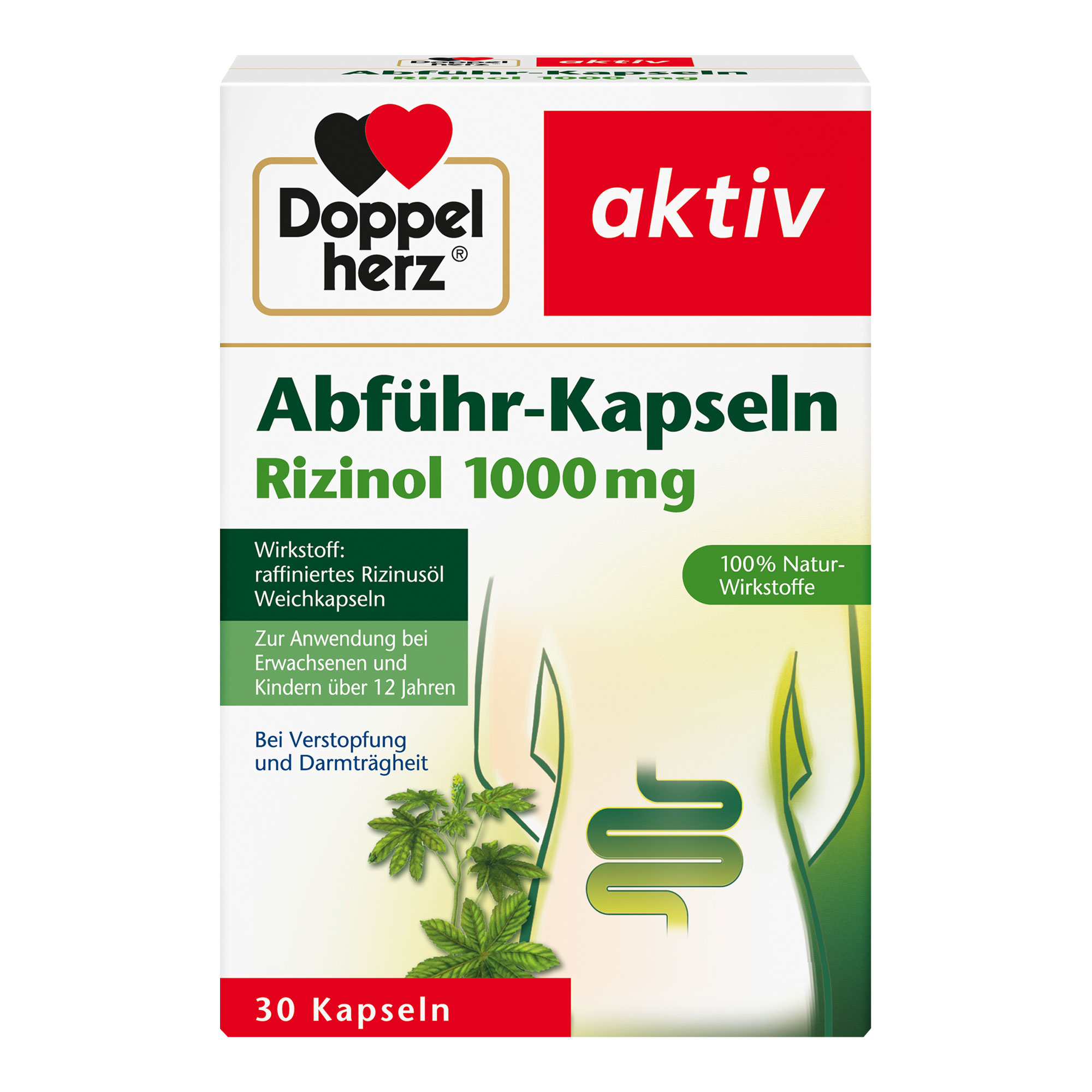 Doppelherz Abführ-Kapseln Rizinol 1000 Mg Aktiv - None