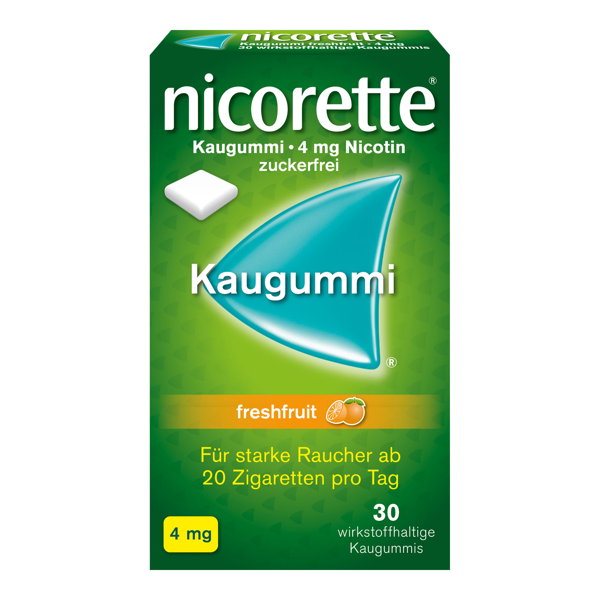 Nicorette Kaugummi Freshfruit 4 Mg Nikotin - None