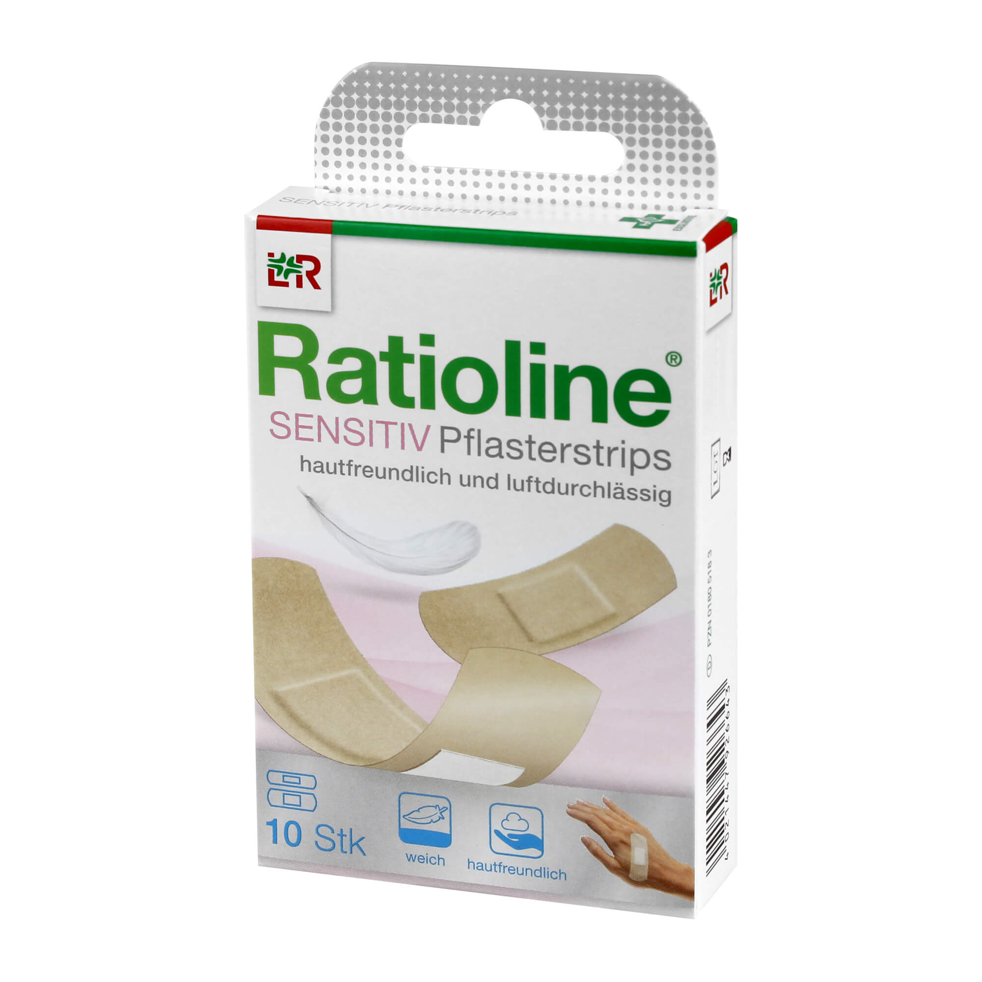 Ratioline sensitive Pflasterstrips in 2 Größen