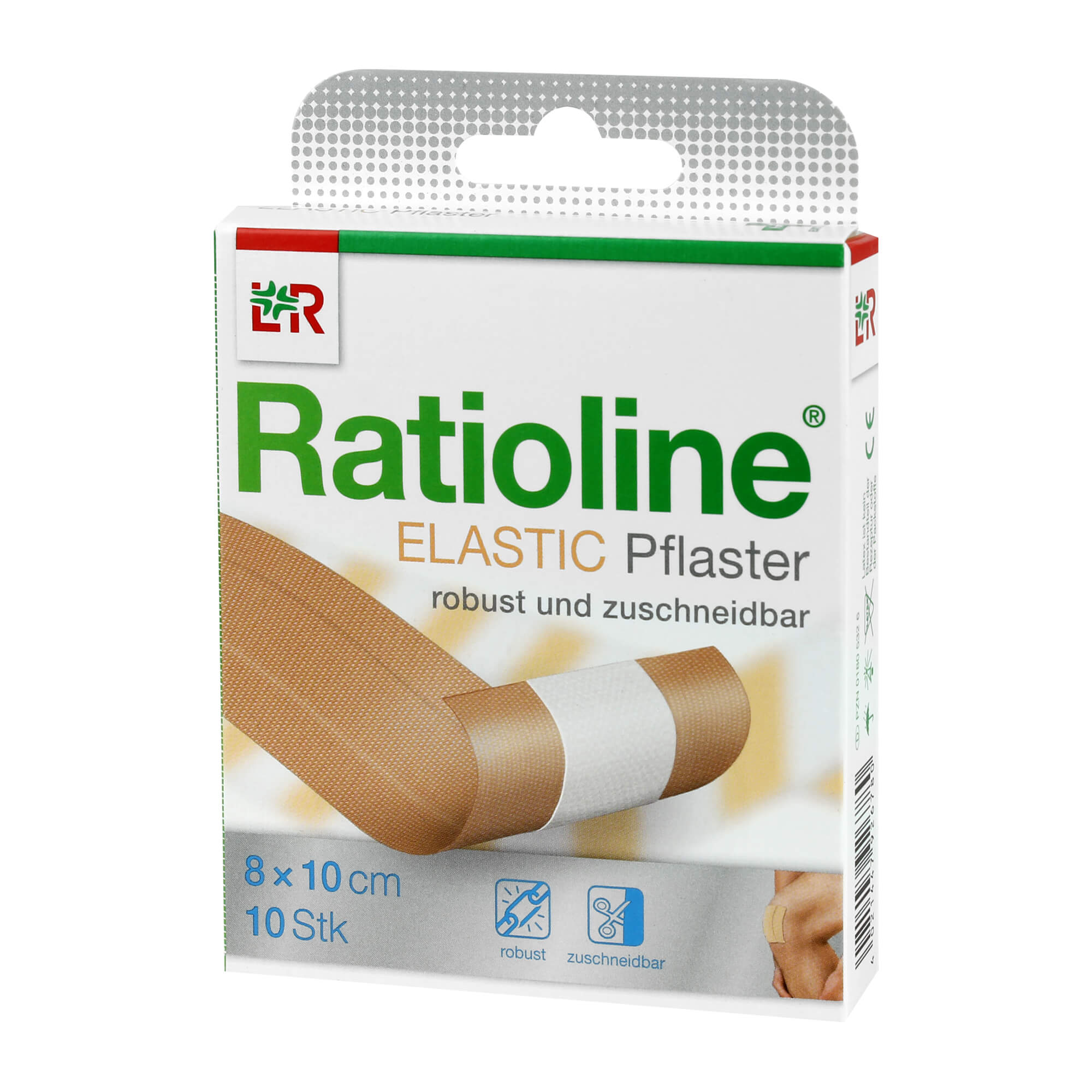 Ratioline Elastic Wundschnellverband 8Cm X 10Cm - None