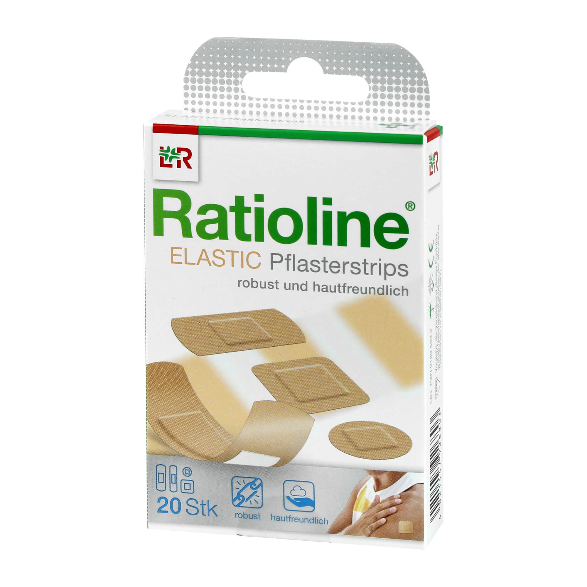 Ratioline elastic Pflasterstrips in 4 Größen