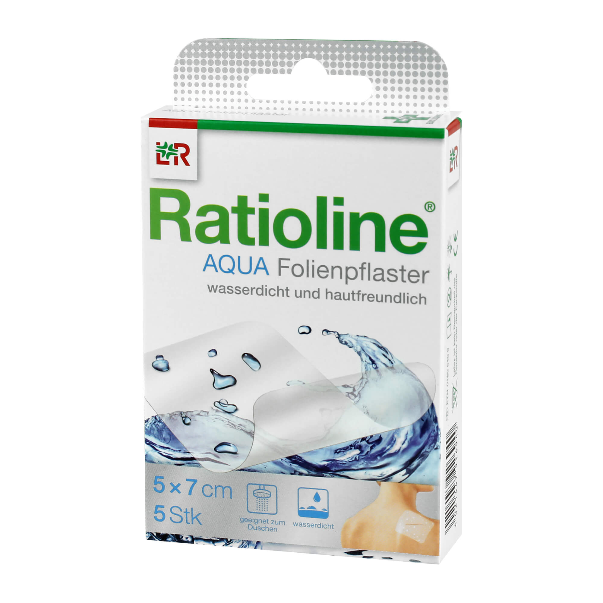 Ratioline aqua Duschpflaster 5x7 cm