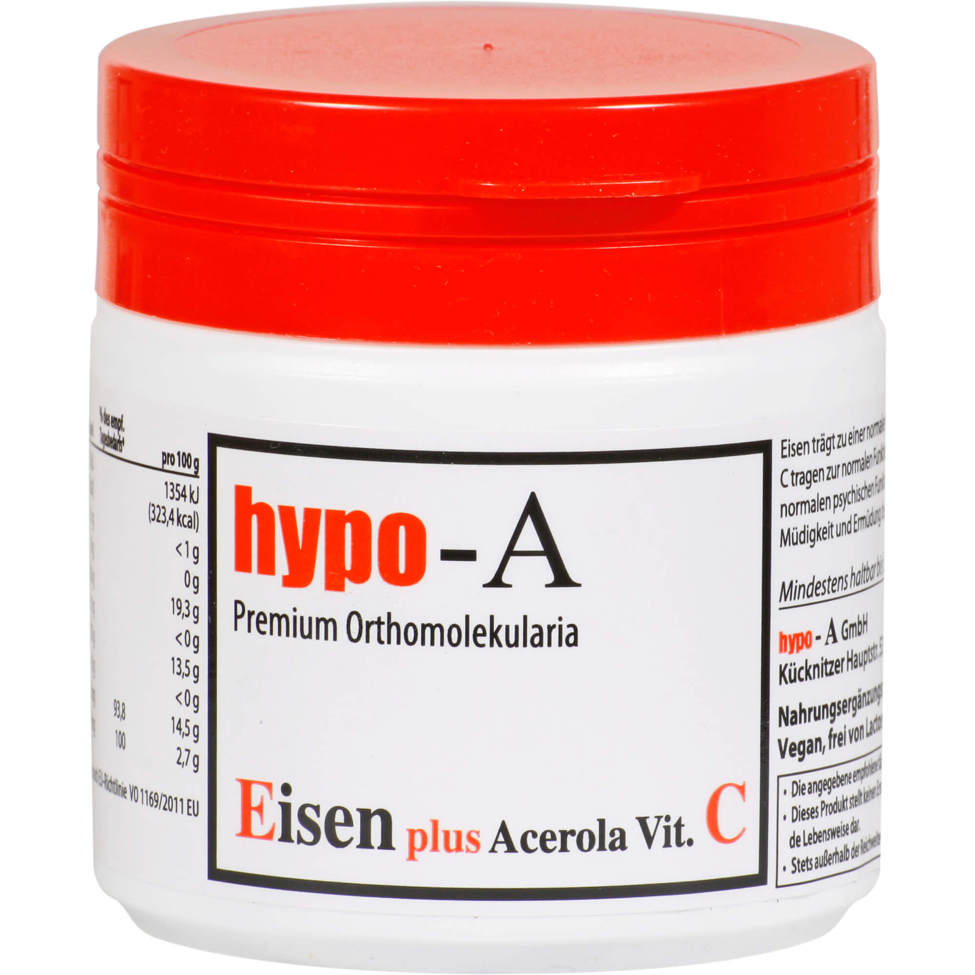 Hypo A Eisen + Acerola Vitamin C Kapseln