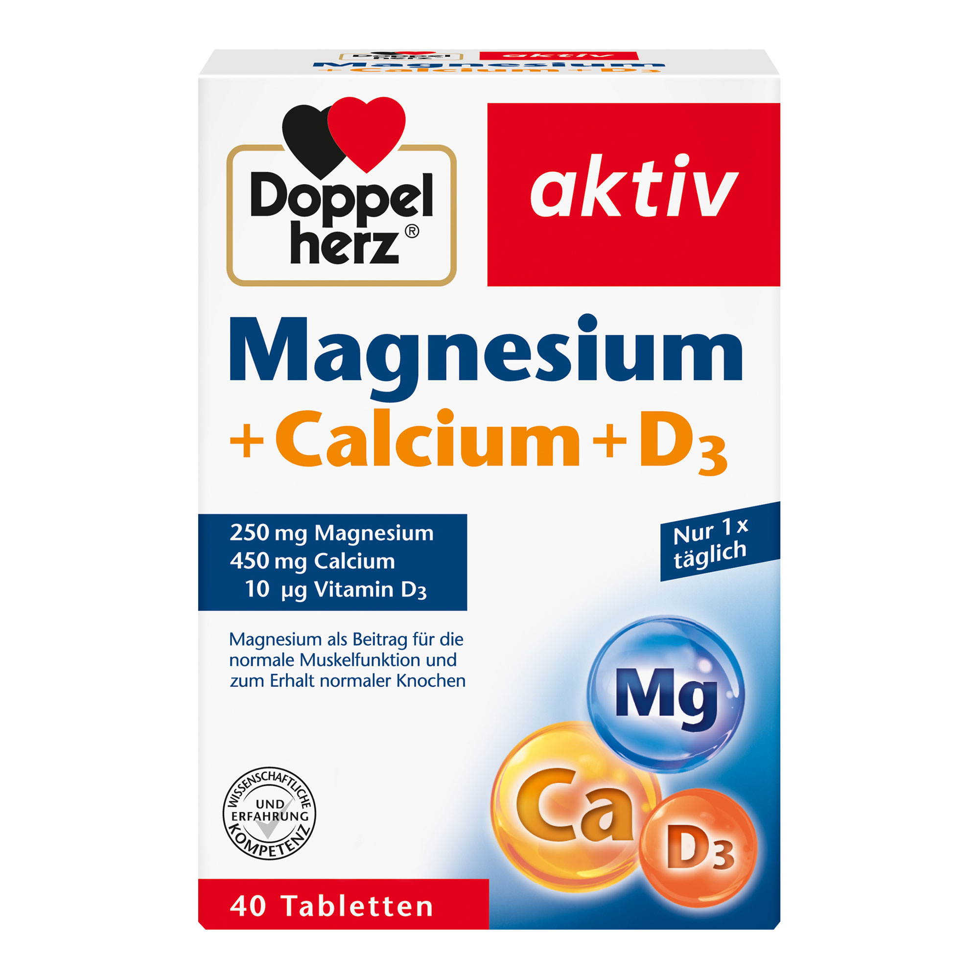 Doppelherz Magnesium+Calcium+D3 Tabletten