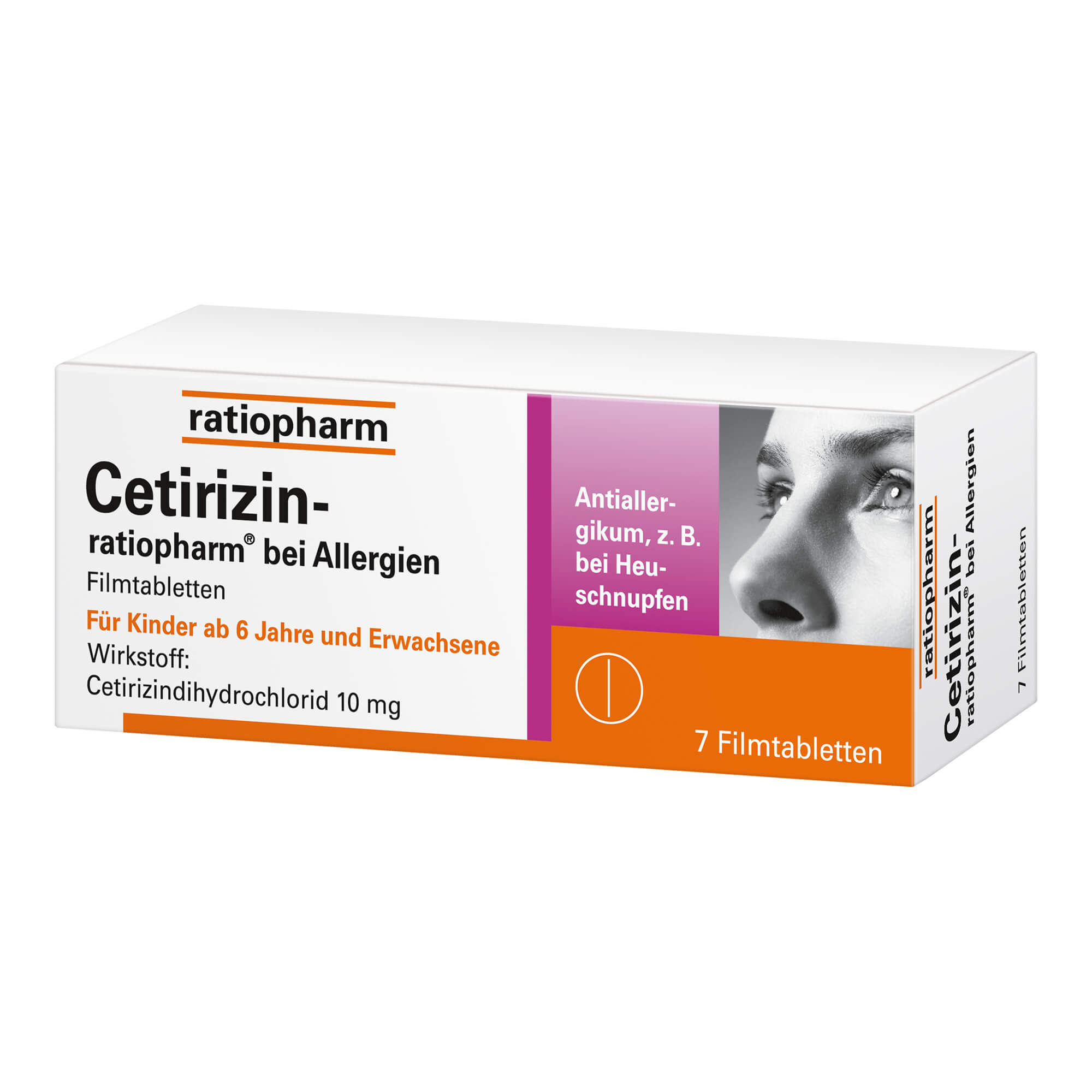 Cetirizin-Ratiopharm Bei Allergien 10 Mg Filmtabletten - None