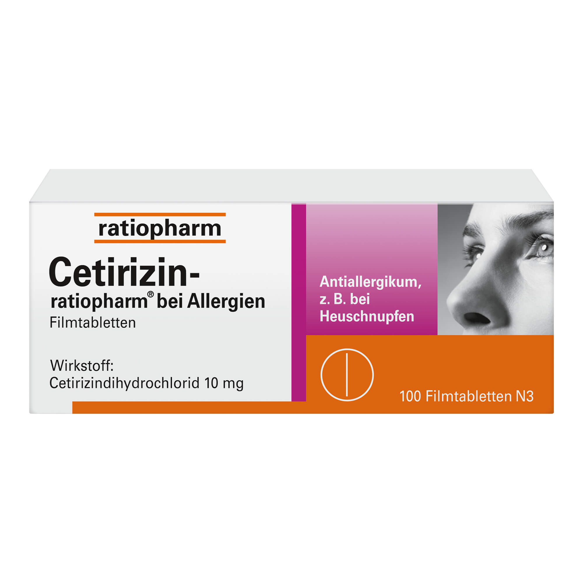 Cetirizin-Ratiopharm Bei Allergien 10 Mg Filmtabletten - None