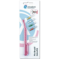 Miradent Interd.PIC-Brush Intro Kit pink tra.1H + 4B