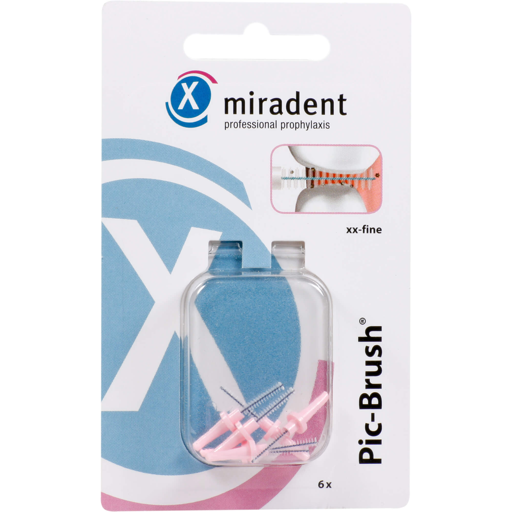 Miradent Interdentalbürste Pic-Brush Xx-Fein Pink - None