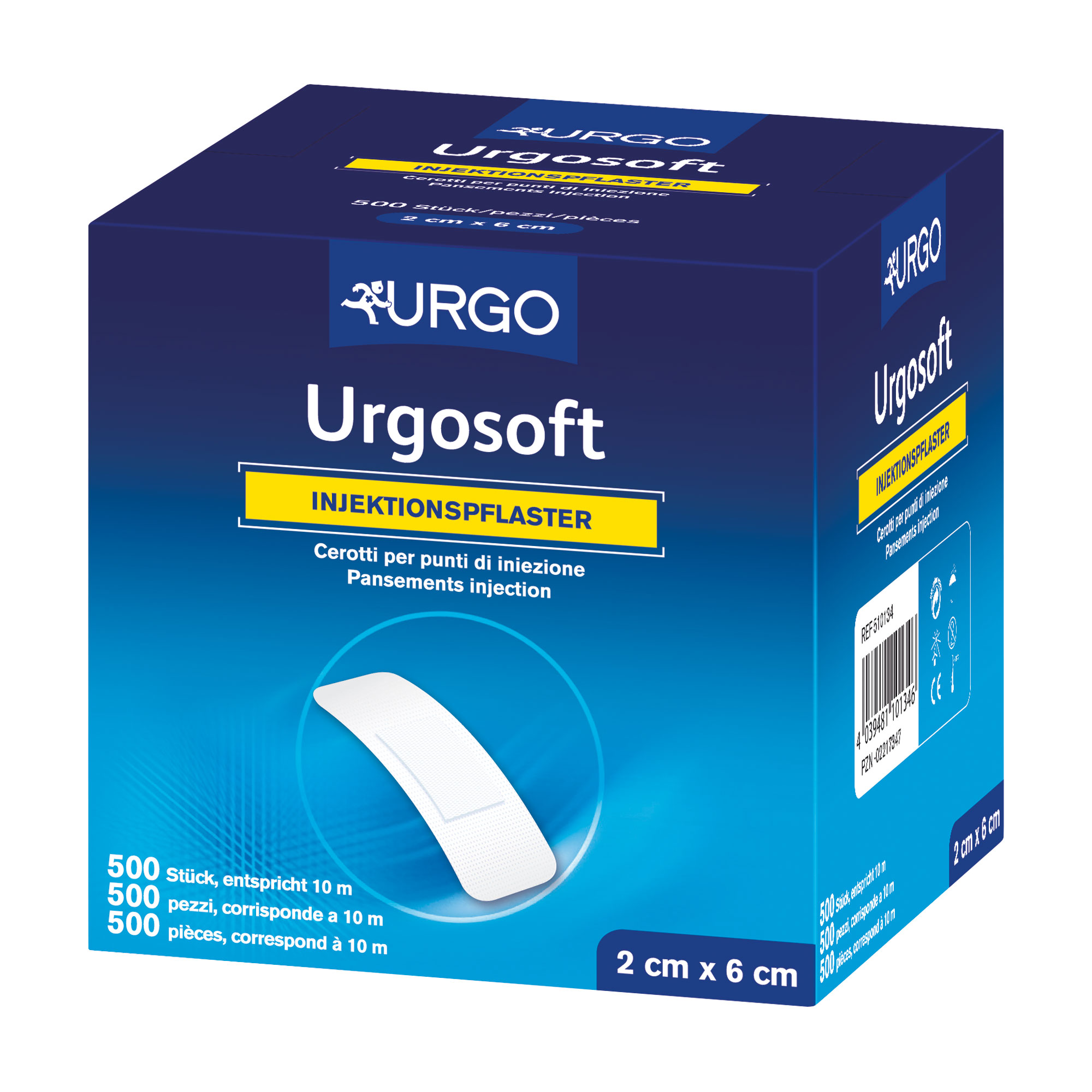 Urgosoft Injektionspflaster 2x6 cm Pflaster