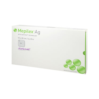 Mepilex Ag Verband 10x20cm s