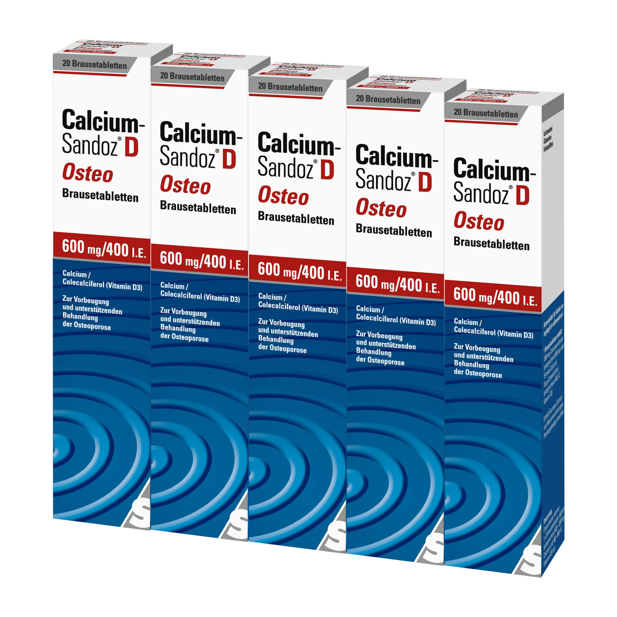 Calcium Sandoz D Osteo Brausetabletten 100 St