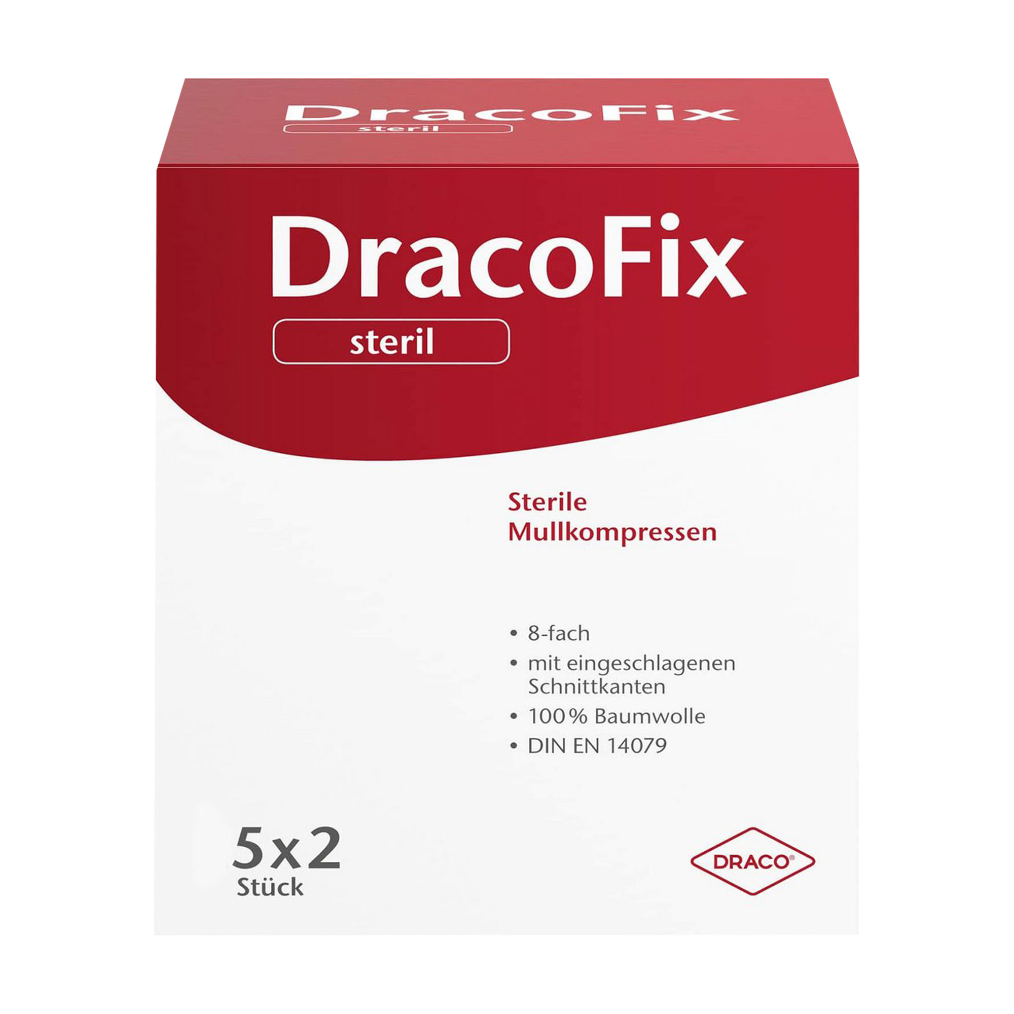 Dracofix Mullkompressen 7,5 X 7,5 Cm Steril - None