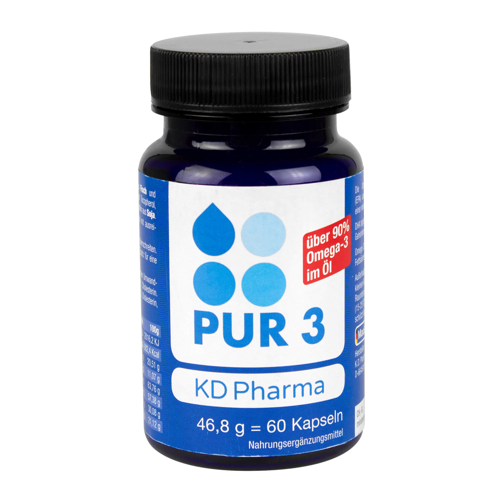 Pur 3 Omega-3-Öl-Kapseln - None