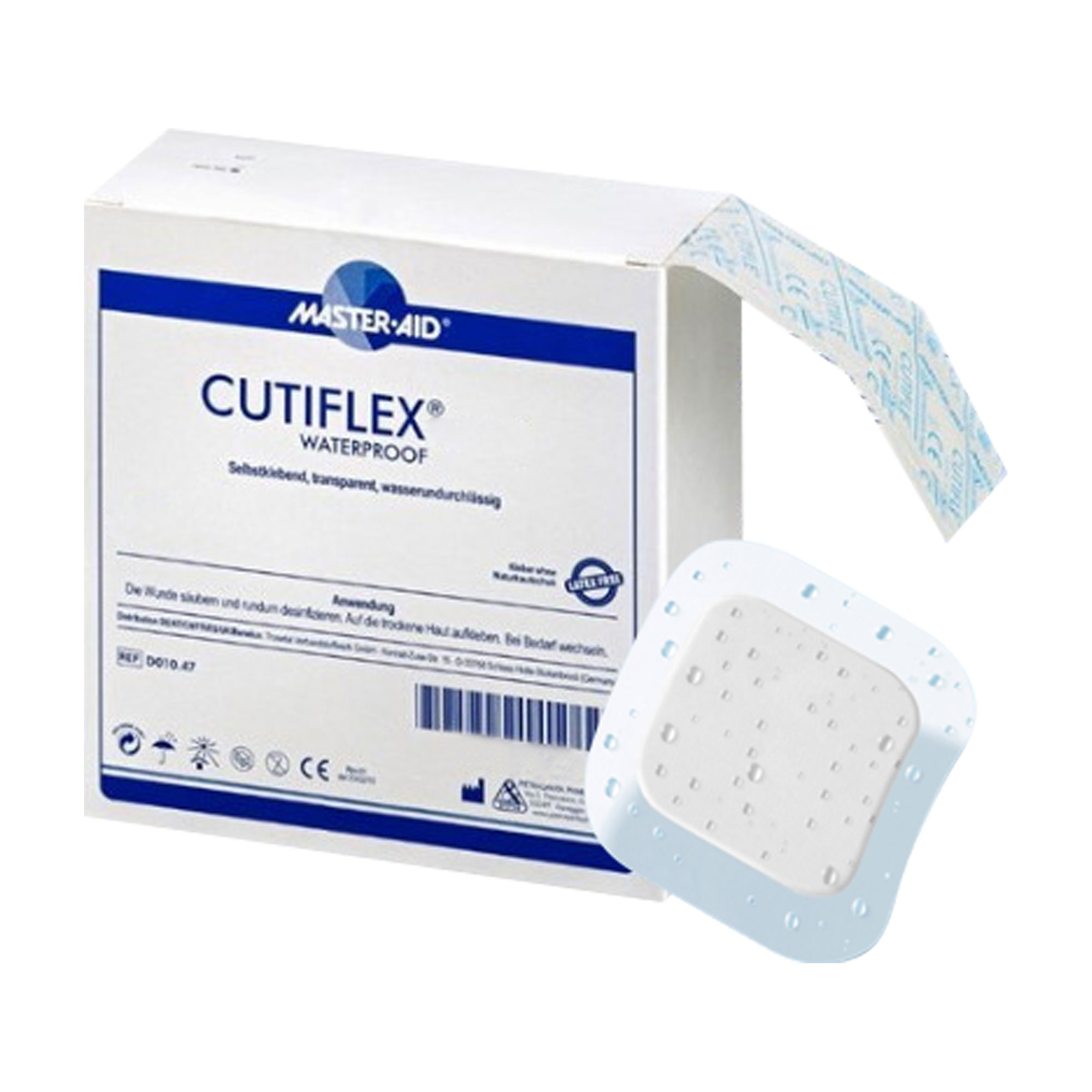 Cutiflex Wasserfestes Folien Pflaster Quadratisch - None