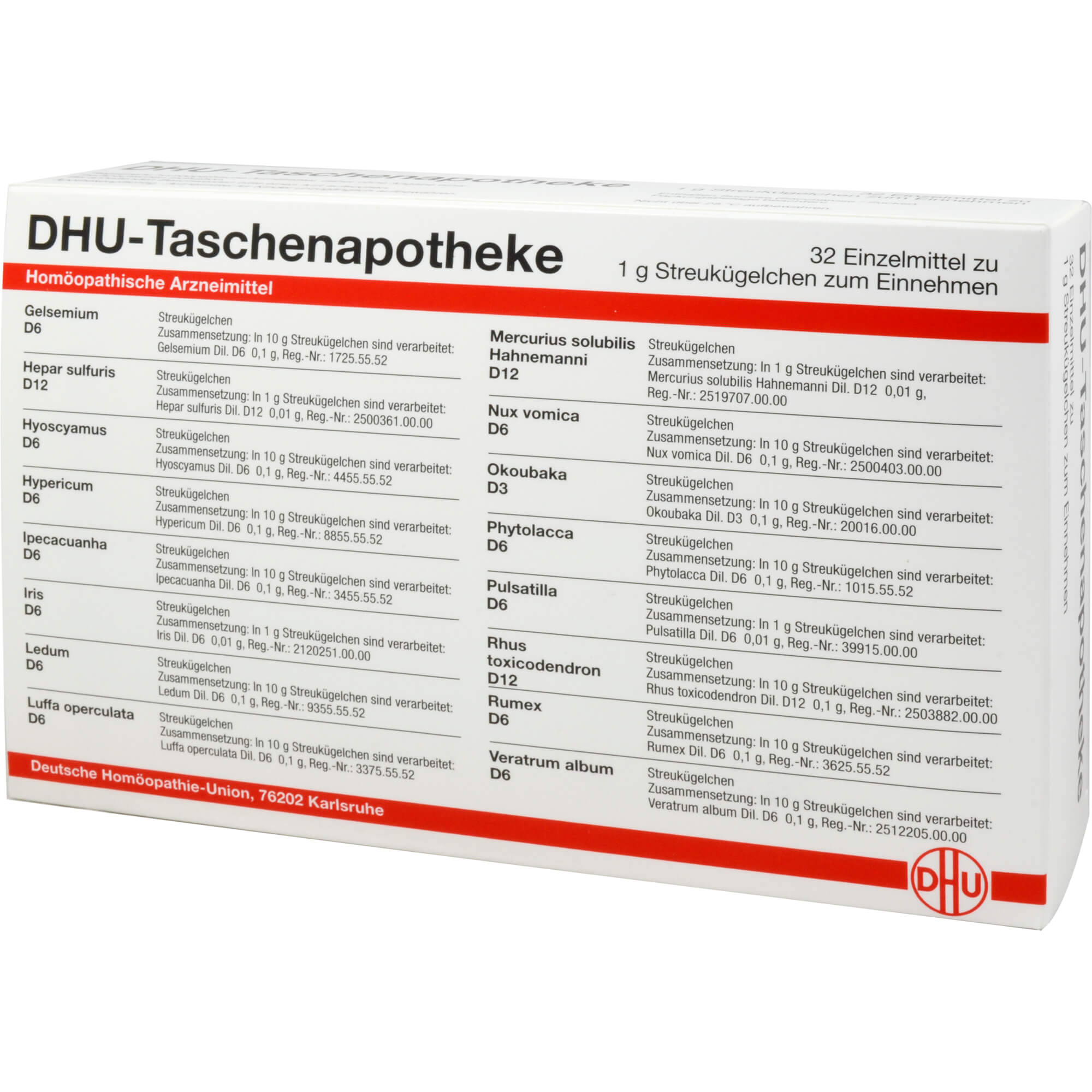 Dhu Taschenapotheke Globuli - None