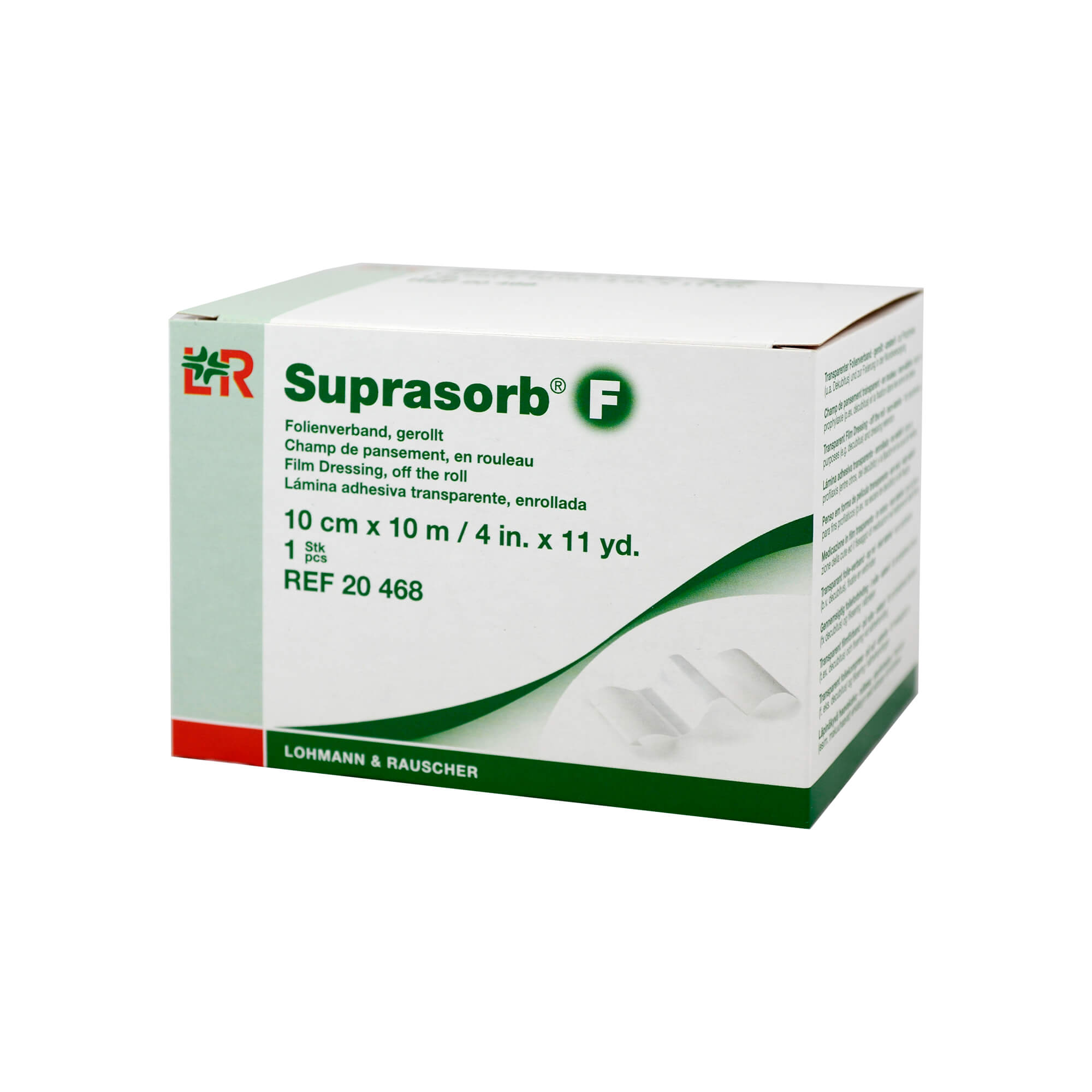 Suprasorb F Folien Wundverband 10cmx10m gerollt unsteril