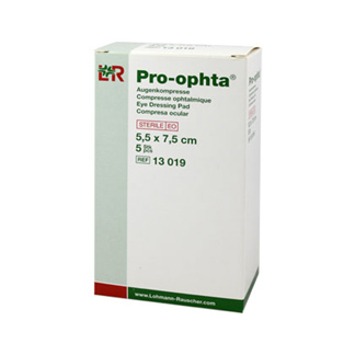 Pro Ophta Kompressen 5,5 X 7,5 Cm Steril Einzeln - None