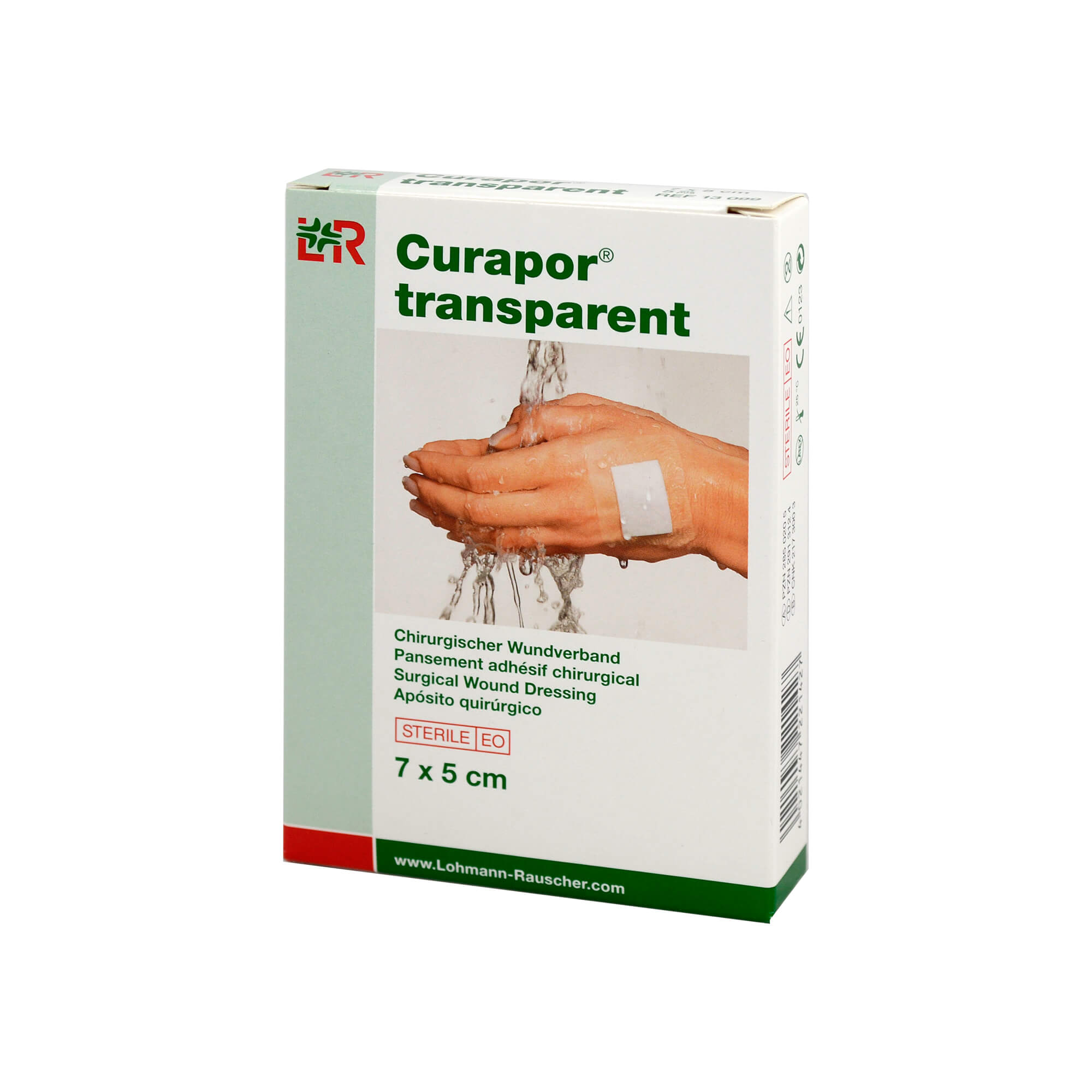 Curapor Wundverband transparent 5x7 cm steril