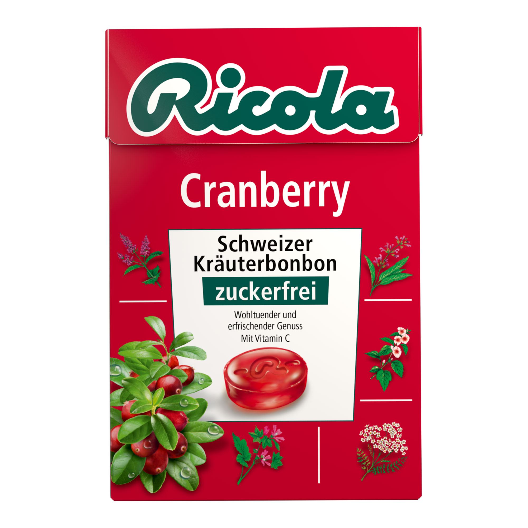 Ricola Cranberry-Bonbons Zuckerfrei - None