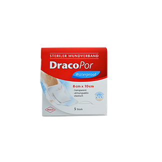 Dracopor Waterproof Wundverband 8X10 Cm Steril - None