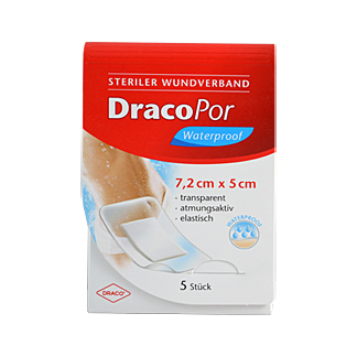 Dracopor Waterproof Wundverband 5X7,2 Cm Steril - None