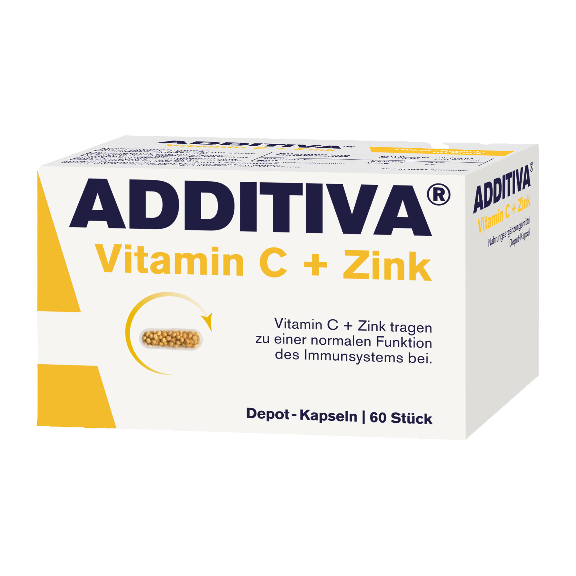 Additiva Vitamin C+Zink Depot-Kapseln - None