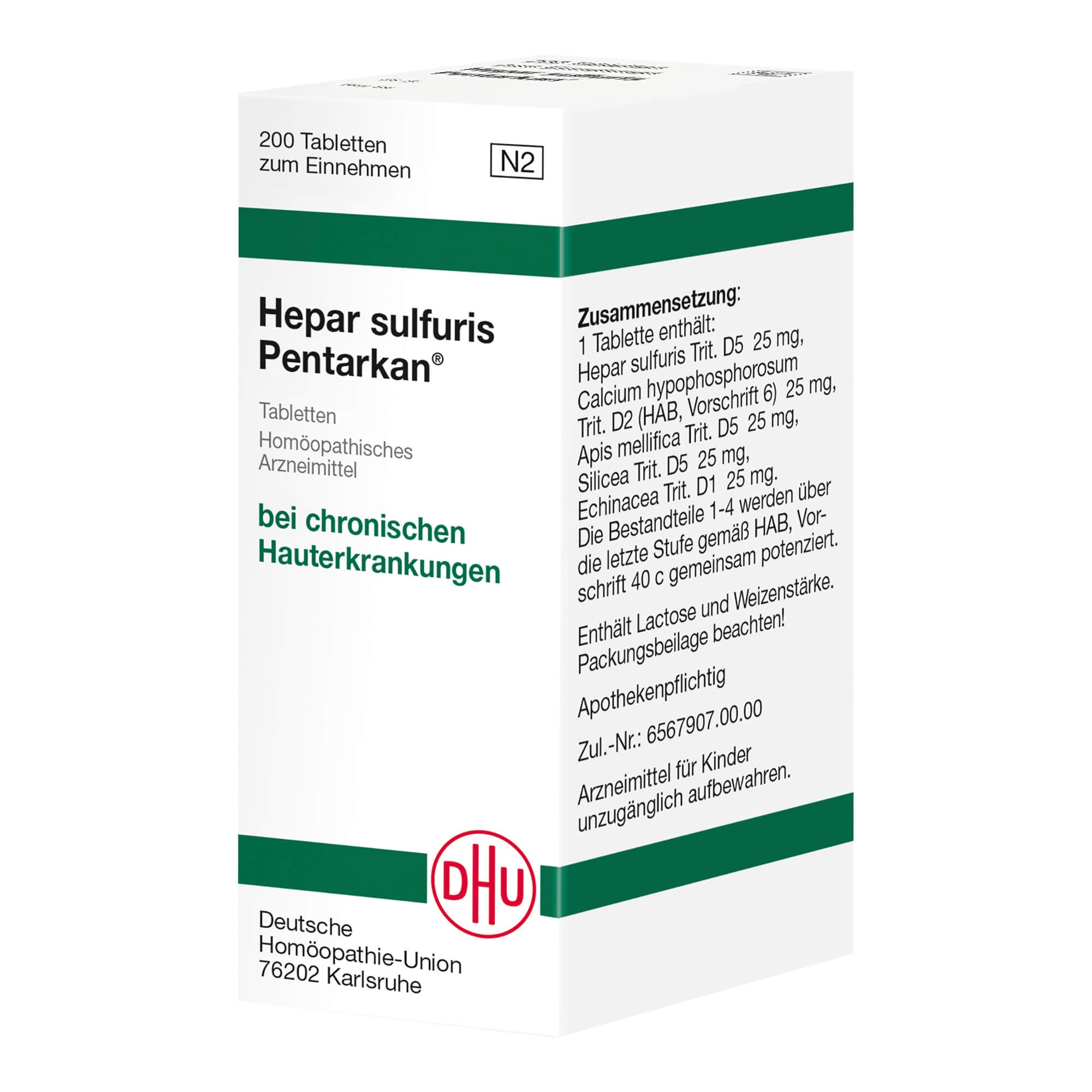 Hepar Sulfuris Pentarkan Tabletten - None