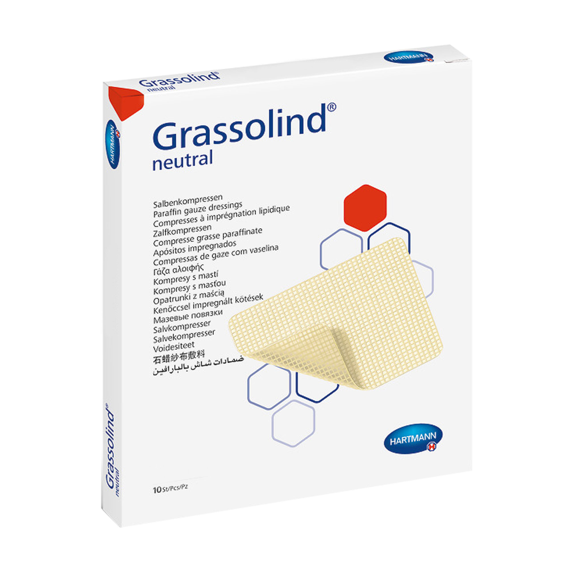 Grassolind Salbenkompressen 5 Cm X 5 Cm Steril - None