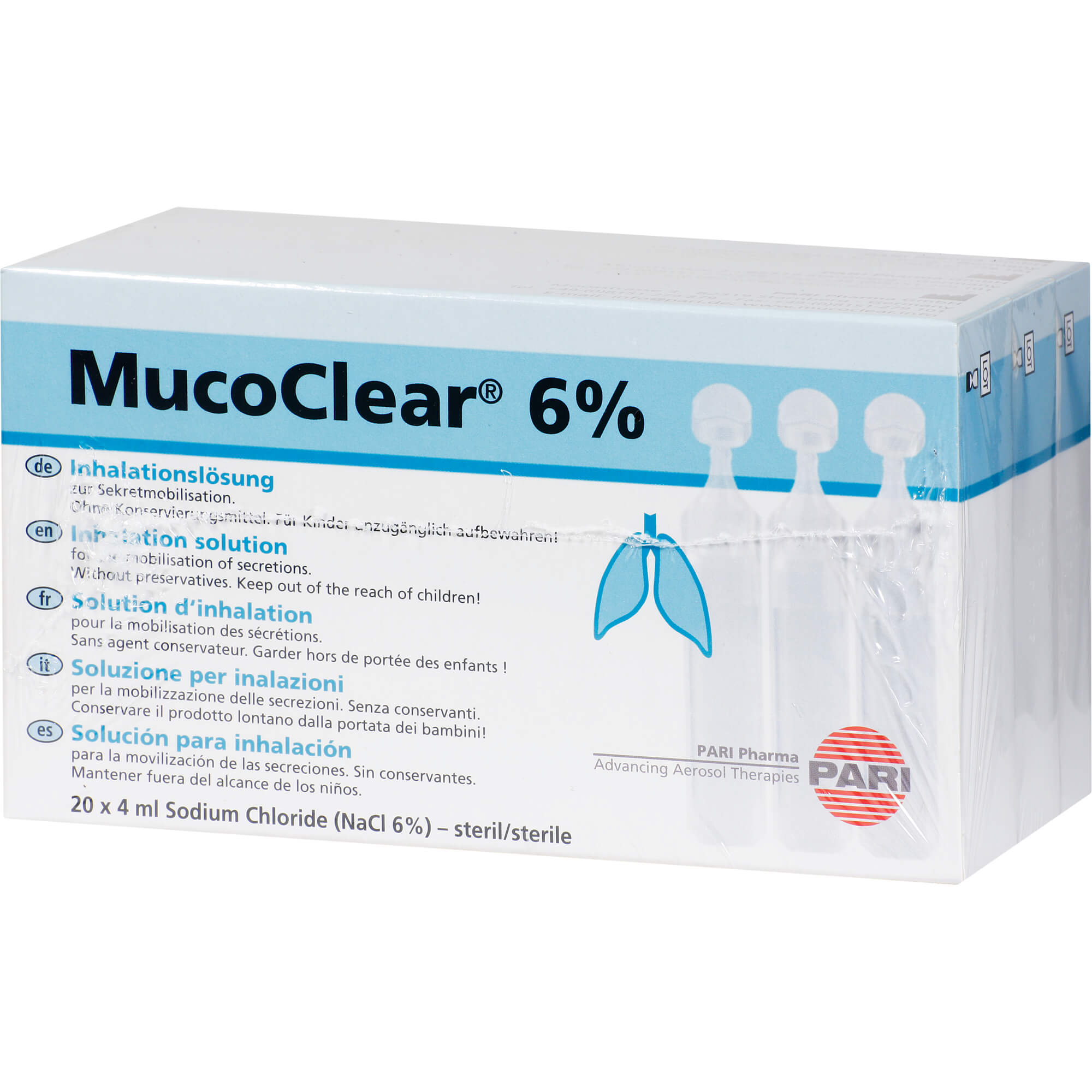 Mucoclear 6% Nacl Inhalationslösung - None