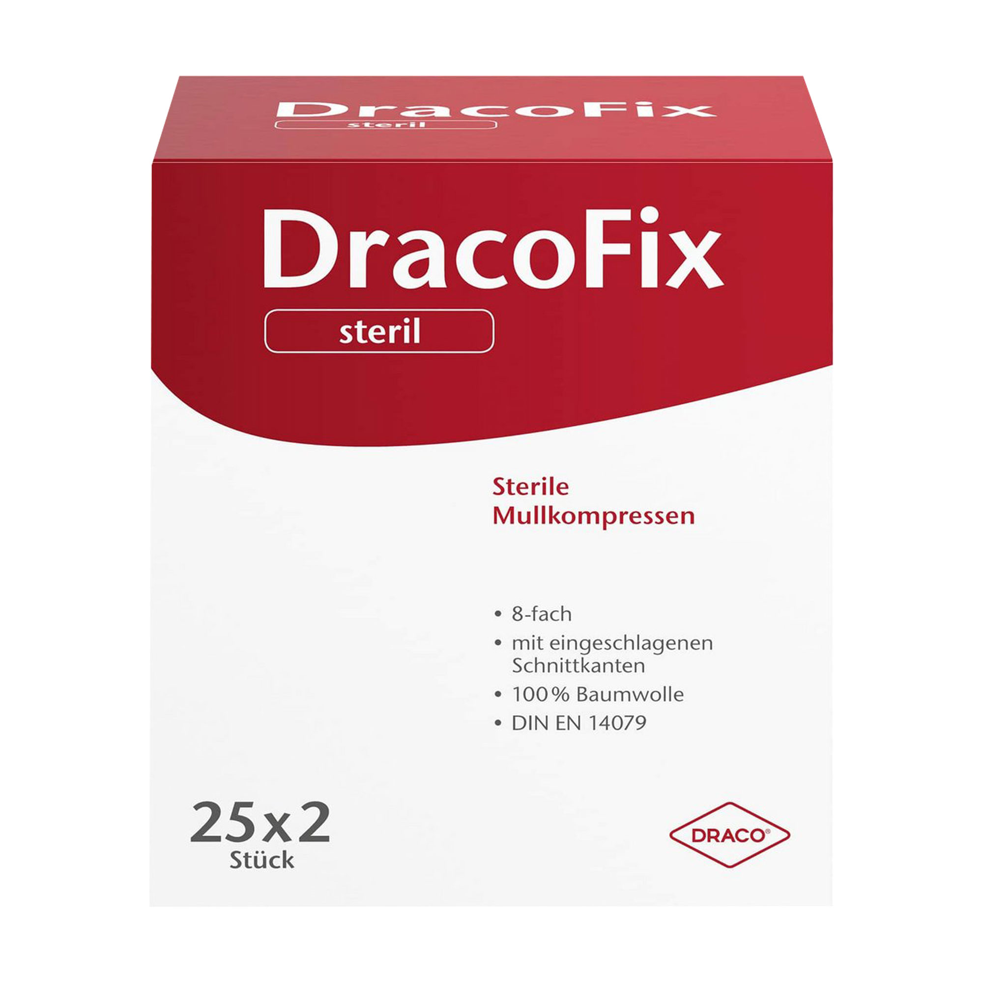 Dracofix Mullkompressen 7,5 X 7,5 Cm Steril - None