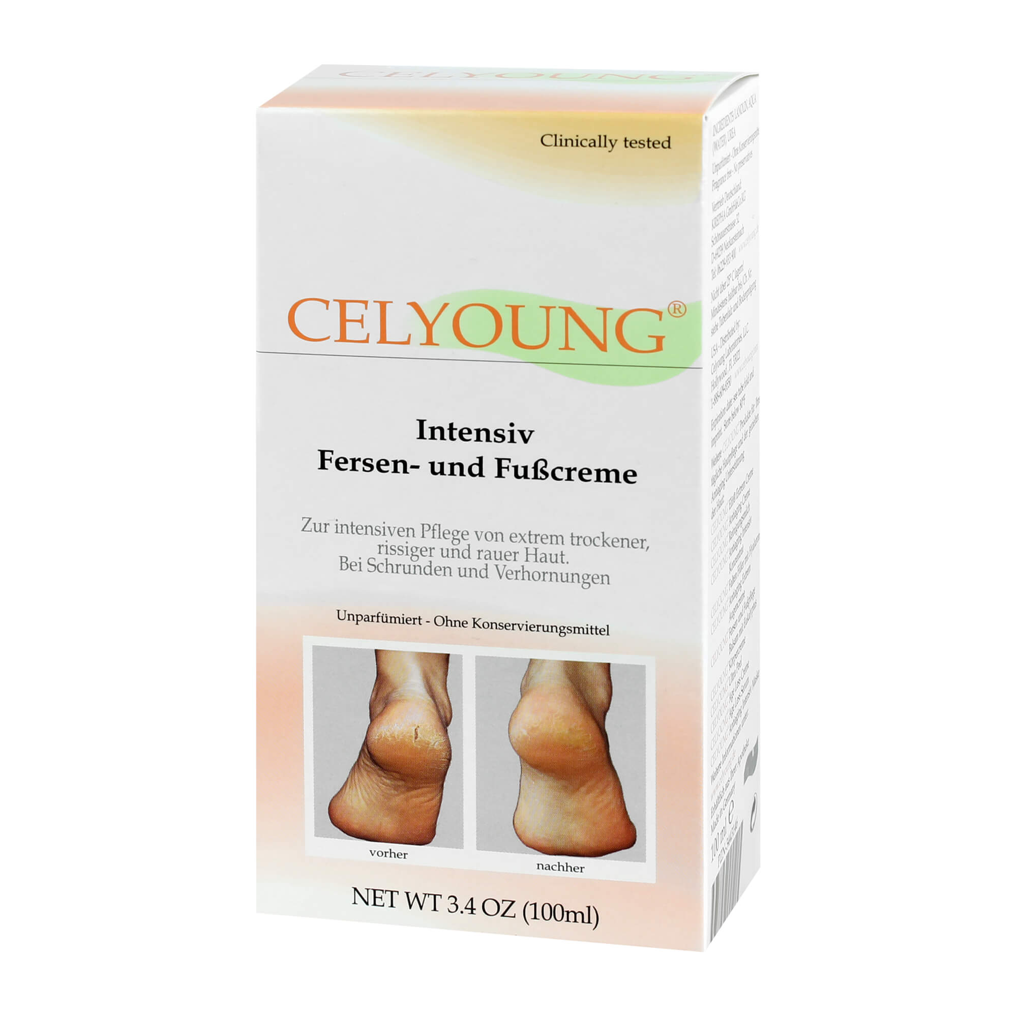 Celyoung Intensiv Fersen- Und Fußcreme - None