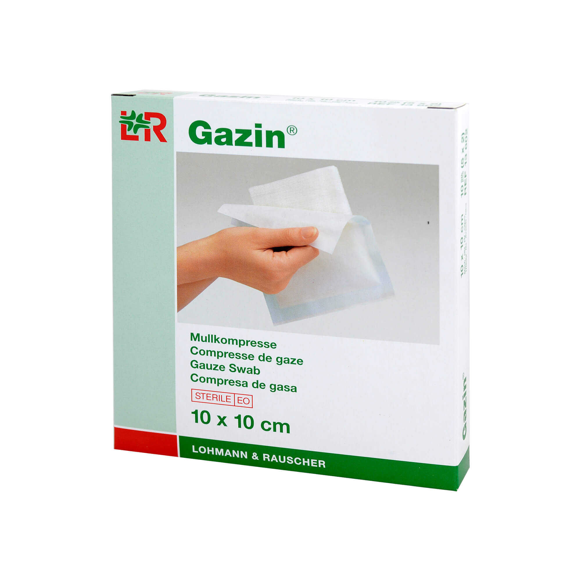 Gazin Mullkompressen 10X10 Cm Steril 8Fach - None