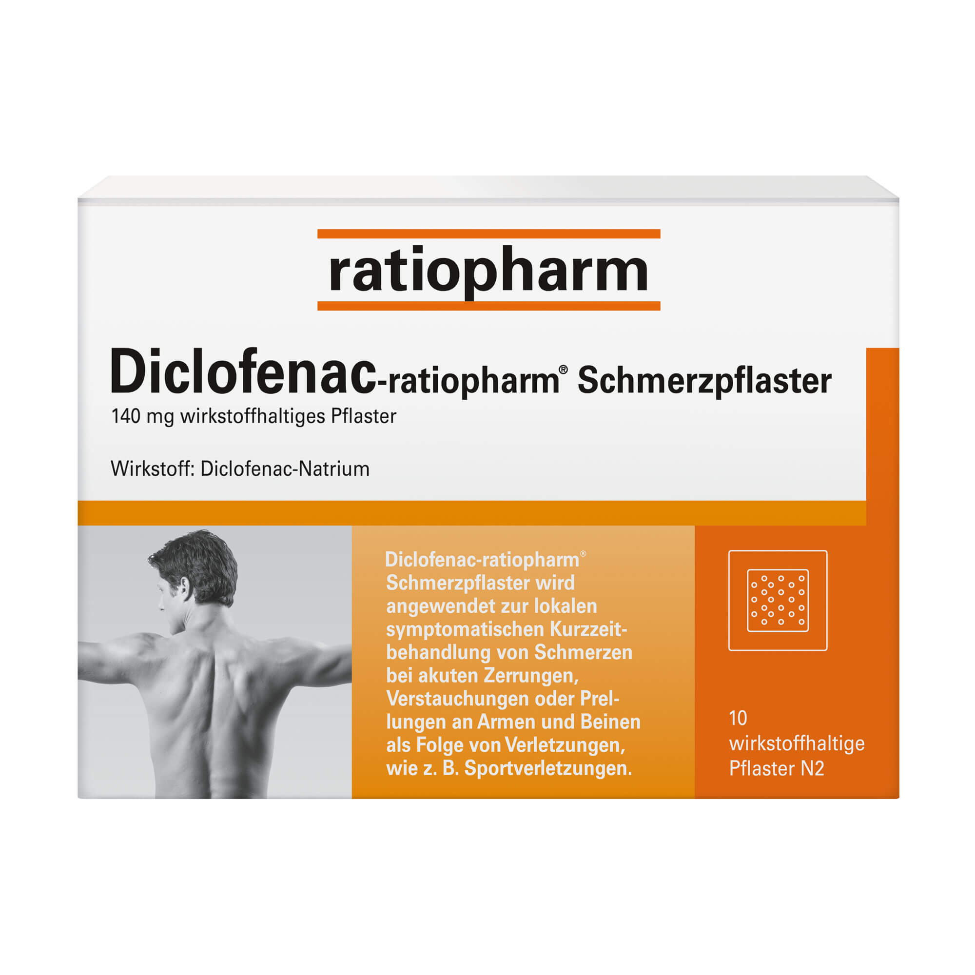 Diclofenac Ratiopharm Schmerzpflaster - None