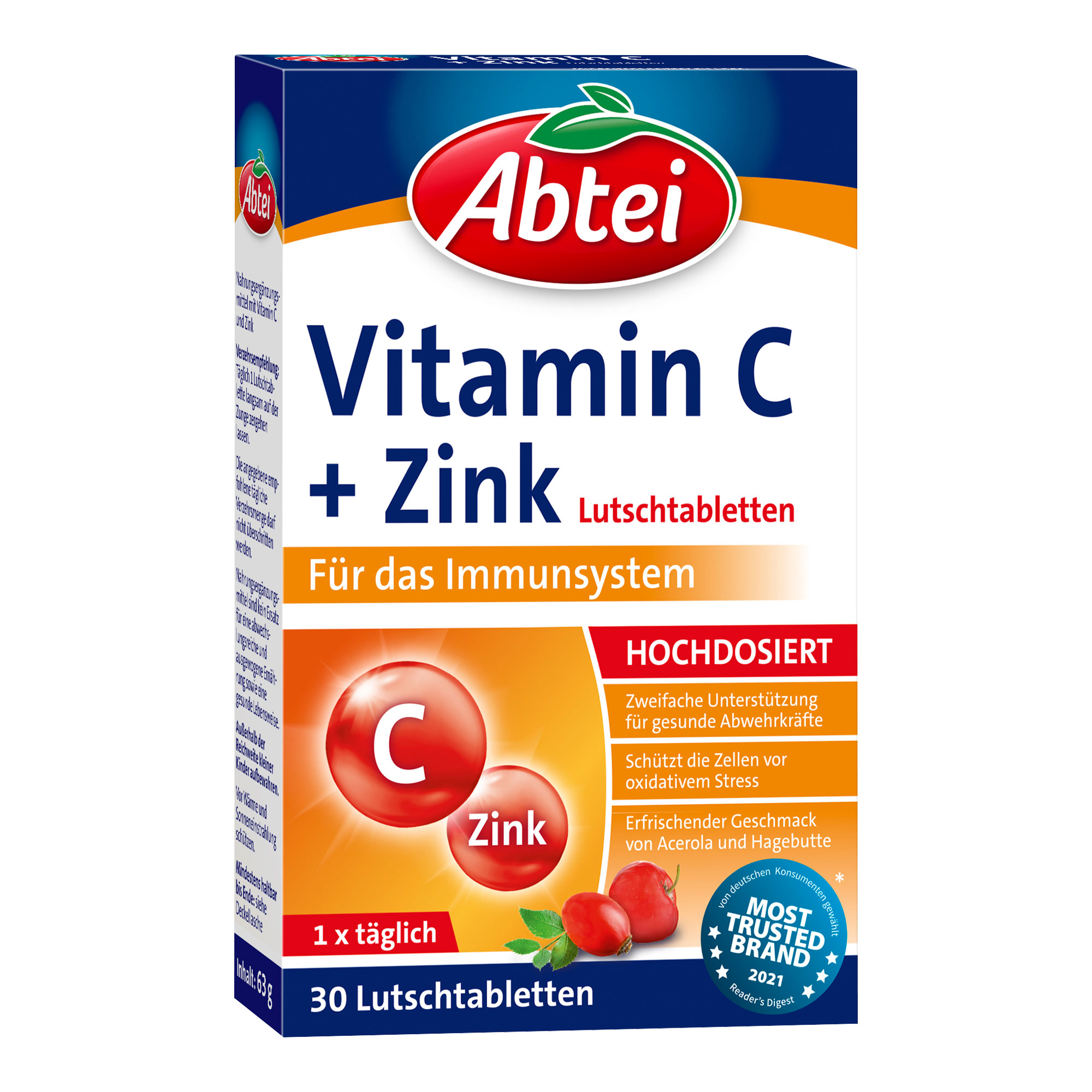 Abtei Vitamin C Plus Zink Lutschtabletten - None