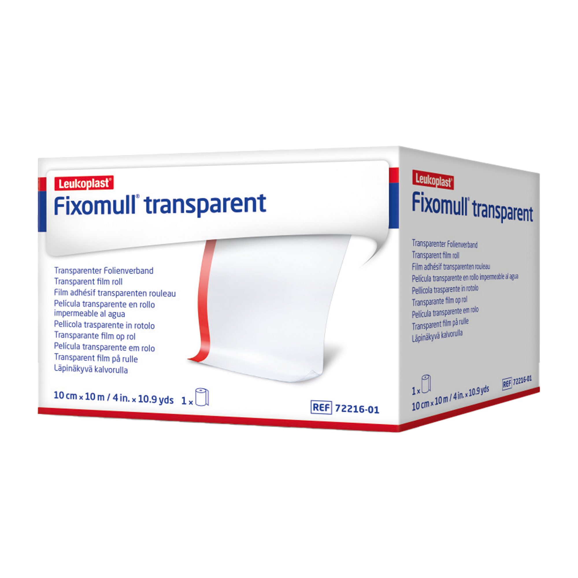 Leukoplast Fixomull Transparent 10 Cm X 10 M - None